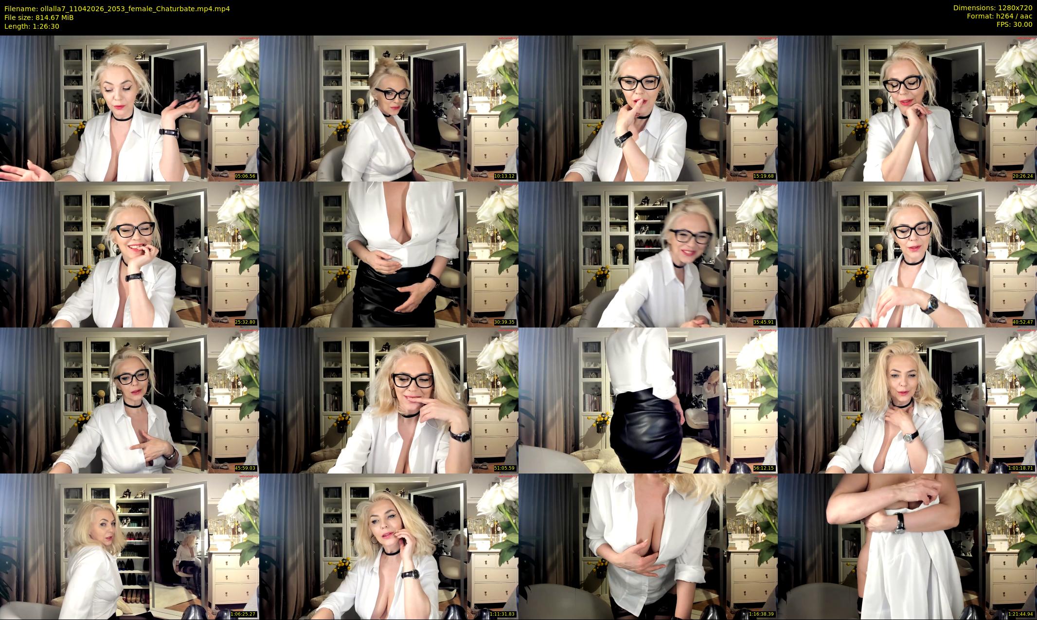 ollalla7 — 87 minute Chaturbate female cam show recording, 720p, Apr 11, 2026