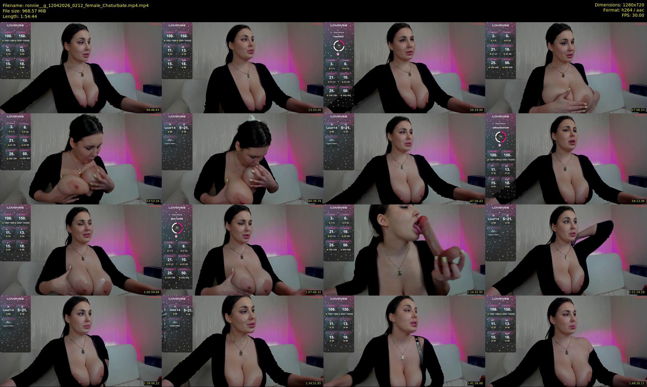 ronnie__g — 115 minute Chaturbate female cam show recording, 720p, Apr 12, 2026