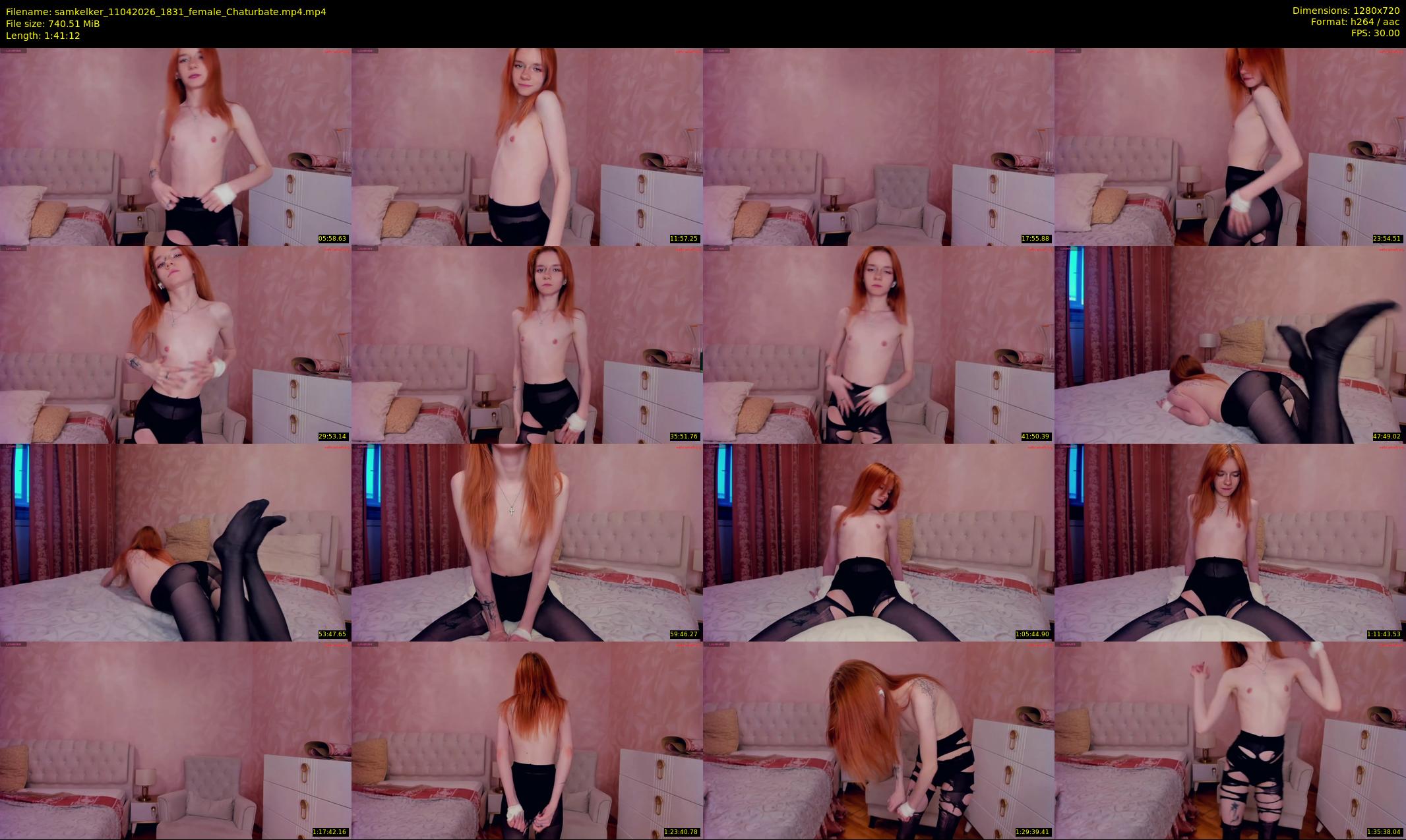 samkelker — 102 minute Chaturbate female cam show recording, 720p, Apr 11, 2026