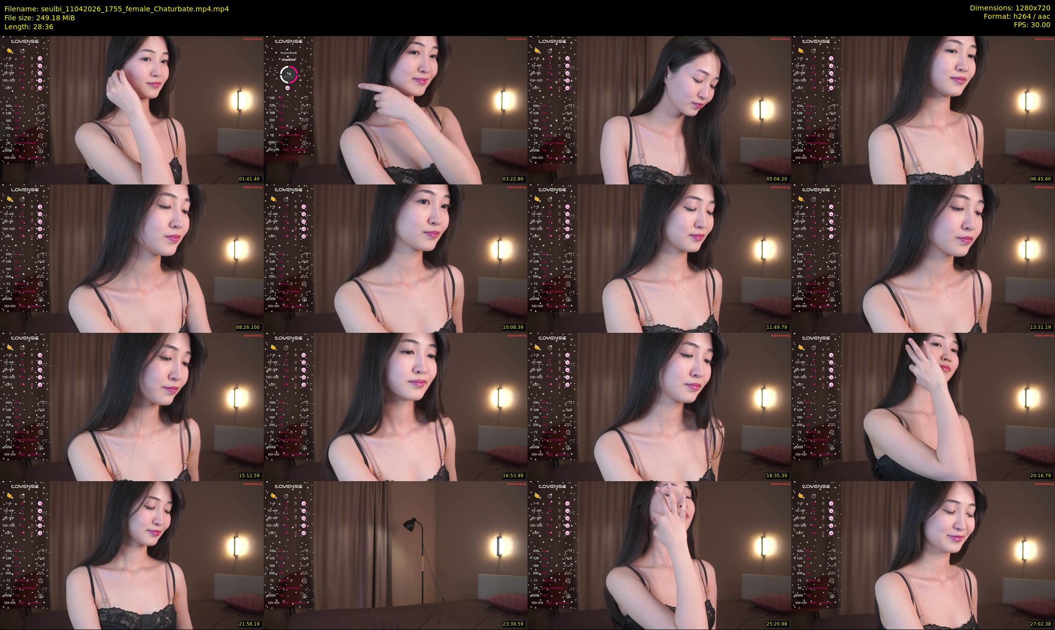 seulbi — 29 minute Chaturbate female cam show recording, 720p, Apr 11, 2026