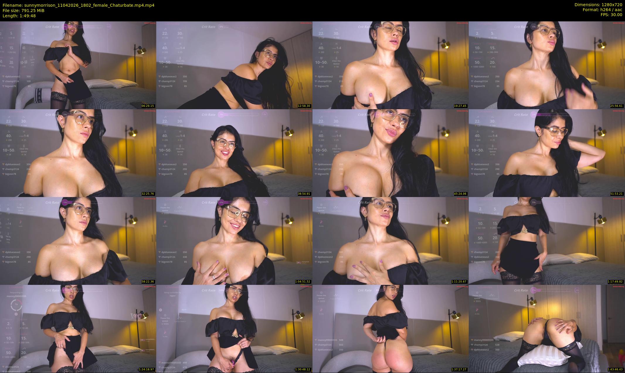 sunnymorrison — 110 minute Chaturbate female cam show recording, 720p, Apr 11, 2026