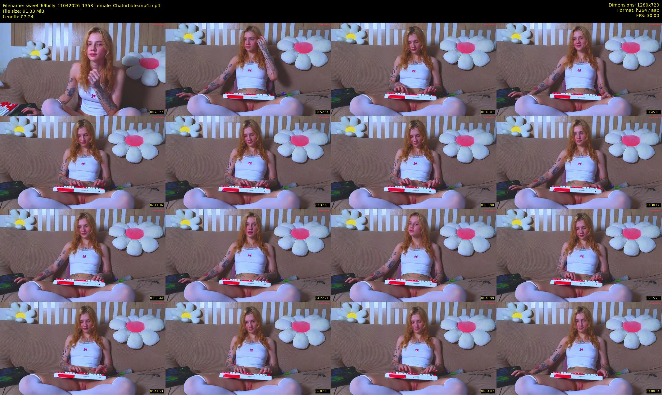 sweet_69billy — 8 minute Chaturbate female cam show recording, 720p, Apr 11, 2026