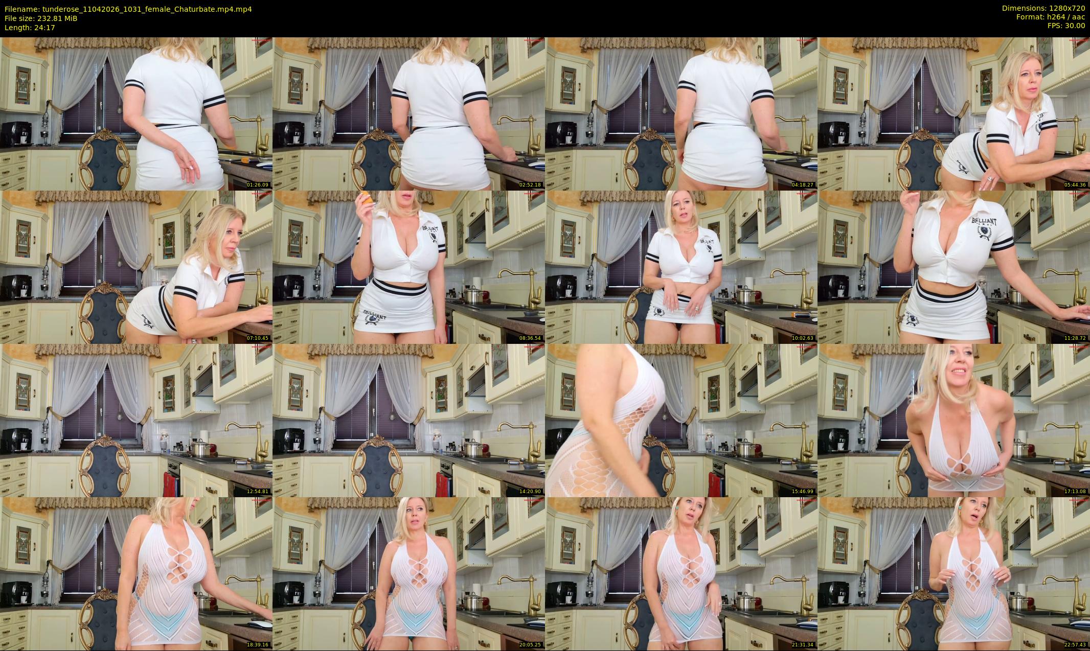 tunderose — 25 minute Chaturbate female cam show recording, 720p, Apr 11, 2026