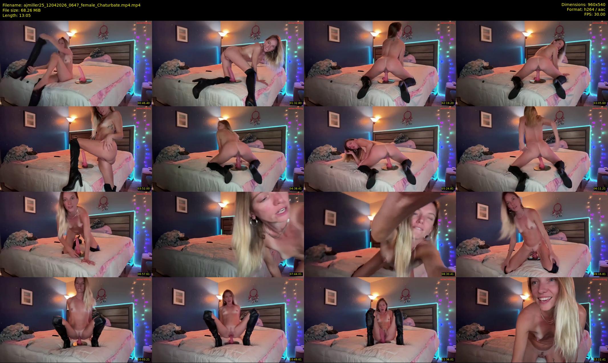 ajmiller25 — 14 minute Chaturbate female cam show recording, 480p, Apr 12, 2026