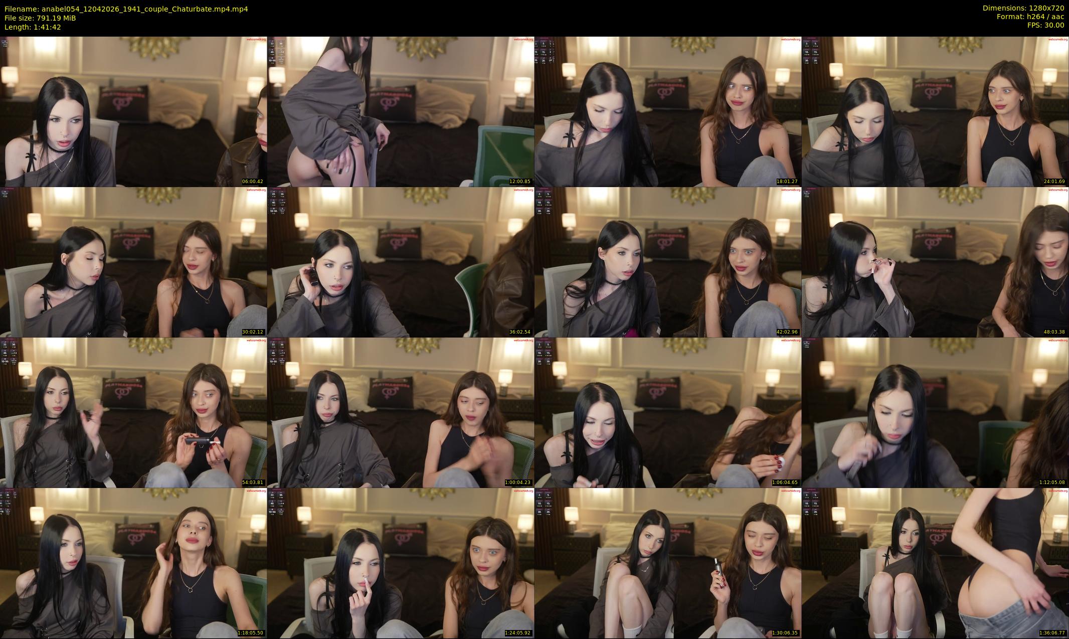 anabel054 — 102 minute Chaturbate female cam show recording, 720p, Apr 12, 2026