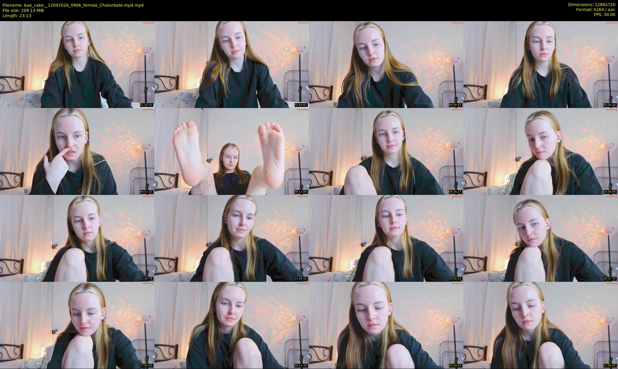 bae_cake_ — 24 minute Chaturbate female cam show recording, 720p, Apr 12, 2026