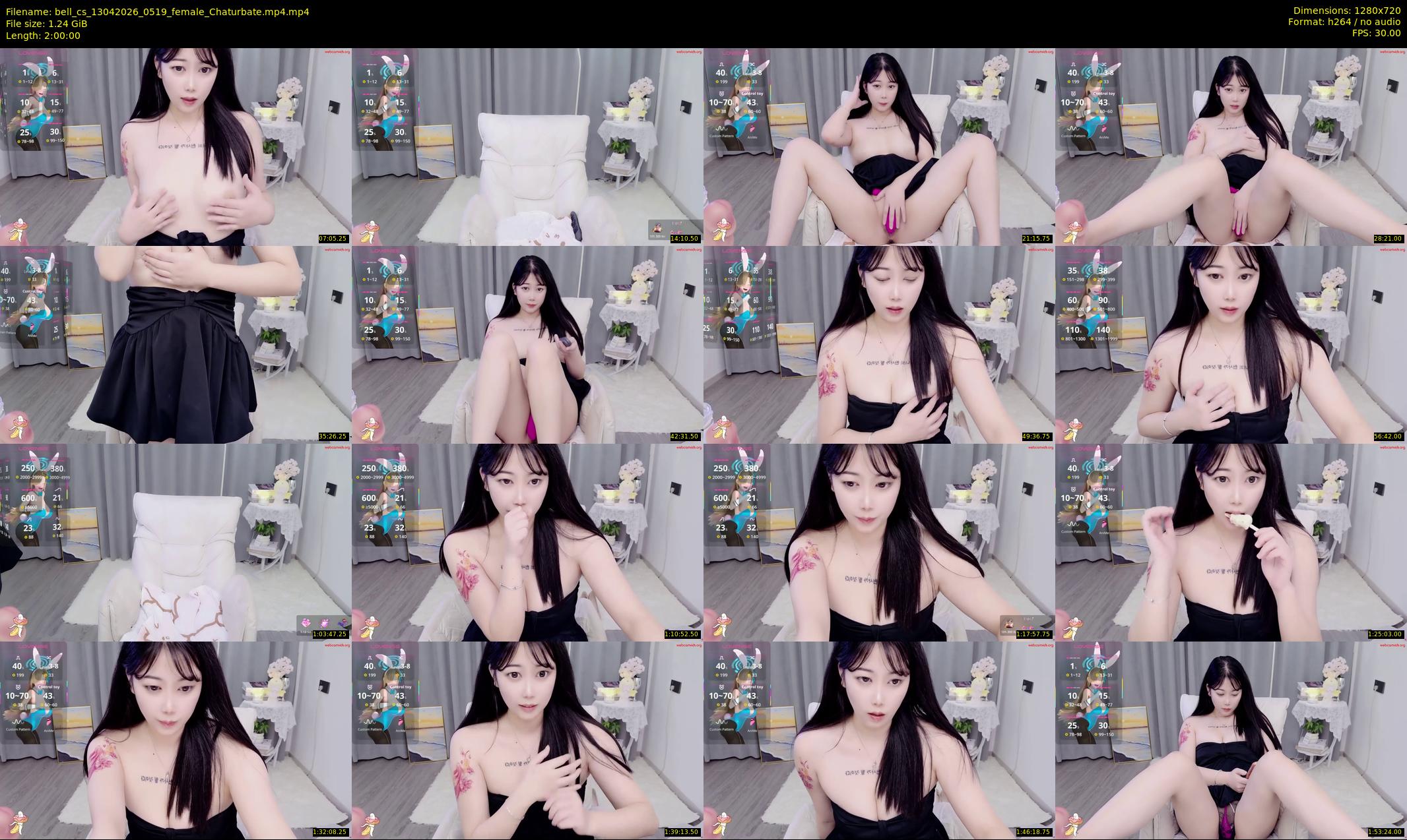 bell_cs — 120 minute Chaturbate female cam show recording, 720p, Apr 13, 2026