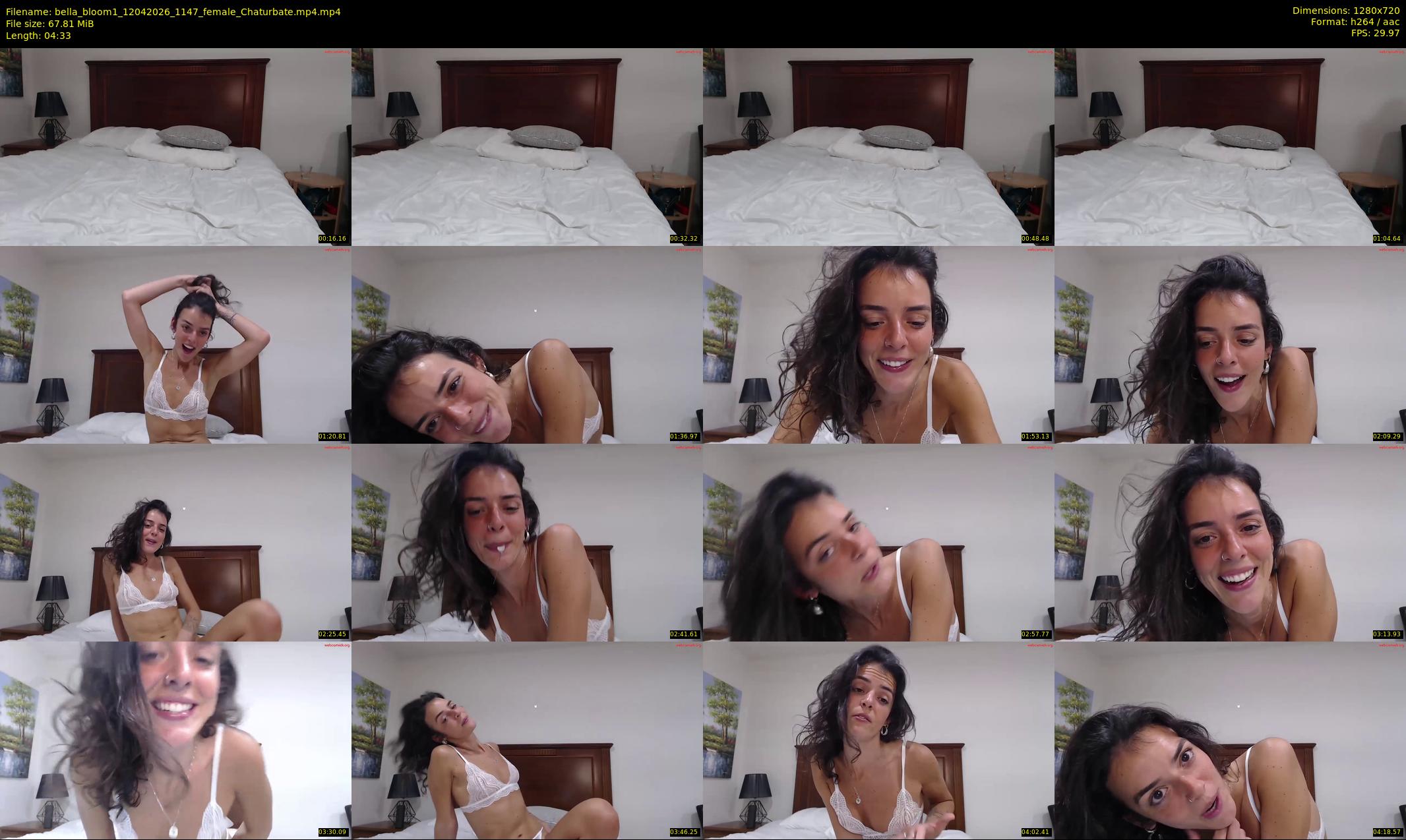 bella_bloom1 — 5 minute Chaturbate female cam show recording, 720p, Apr 12, 2026