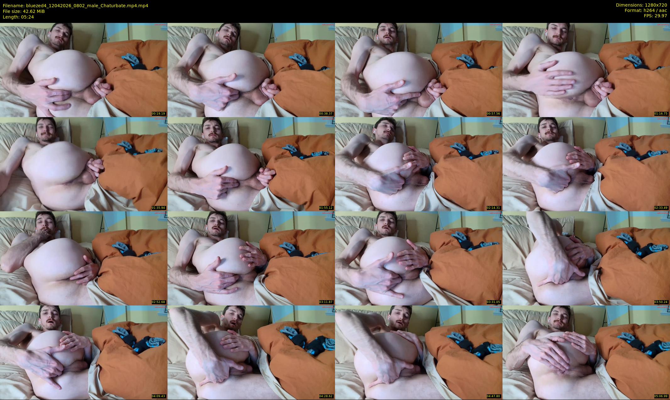 bluezed4 — 6 minute Chaturbate male cam show recording, 720p, Apr 12, 2026