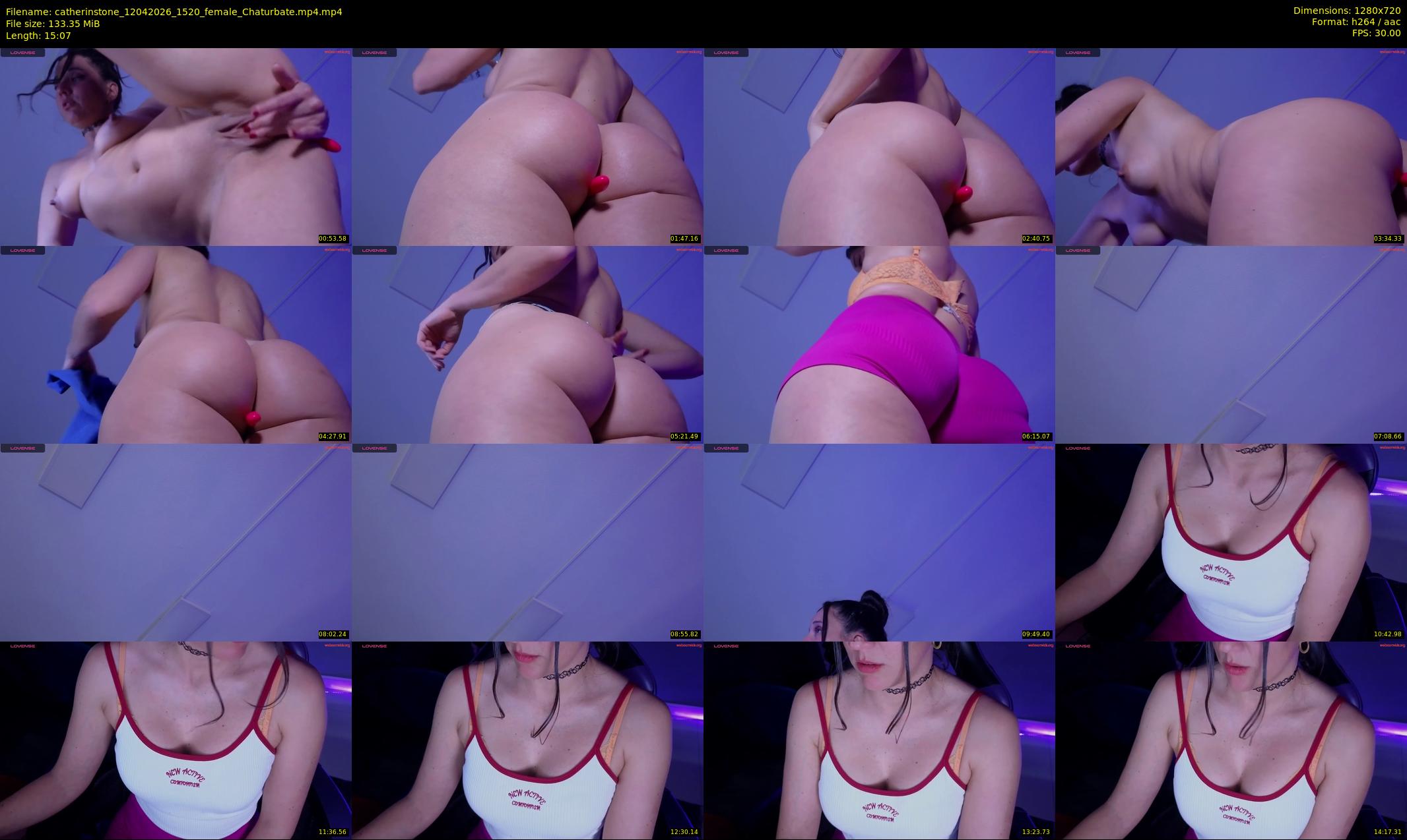 catherinstone — 16 minute Chaturbate female cam show recording, 720p, Apr 12, 2026