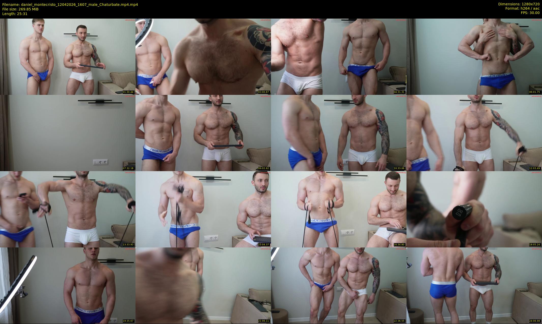 daniel_montecristo — 26 minute Chaturbate male cam show recording, 720p, Apr 12, 2026