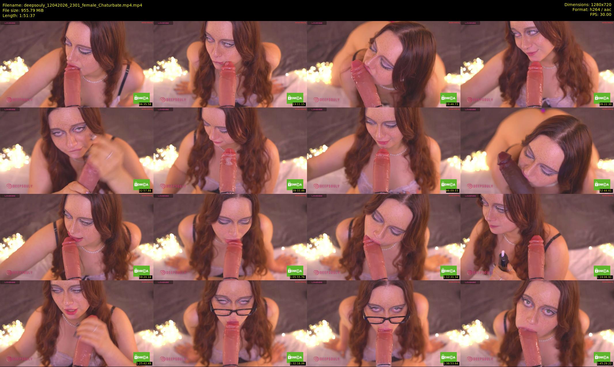 deepsouly — 112 minute Chaturbate female cam show recording, 720p, Apr 12, 2026