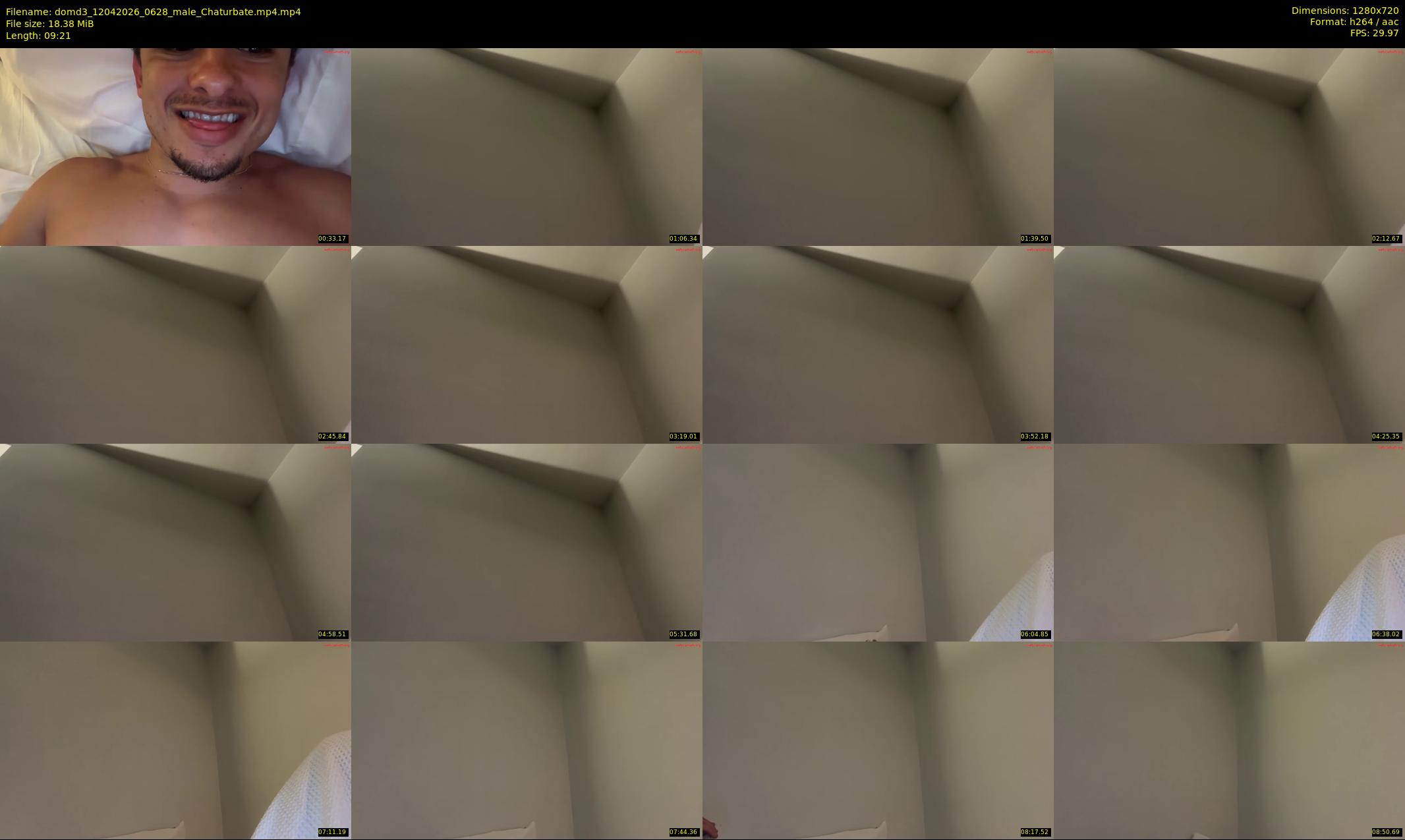 domd3 — 10 minute Chaturbate male cam show recording, 720p, Apr 12, 2026