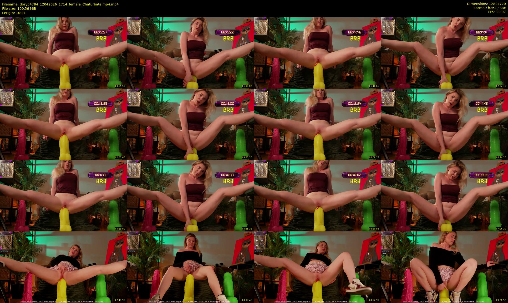 dory54784 — 11 minute Chaturbate female cam show recording, 720p, Apr 12, 2026