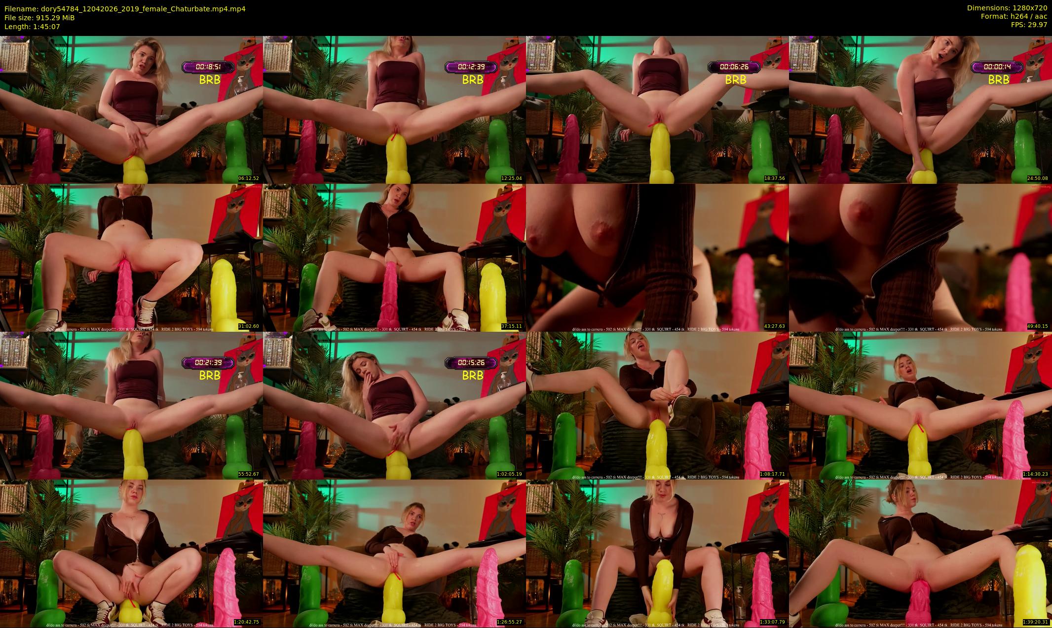 dory54784 — 106 minute Chaturbate female cam show recording, 720p, Apr 12, 2026