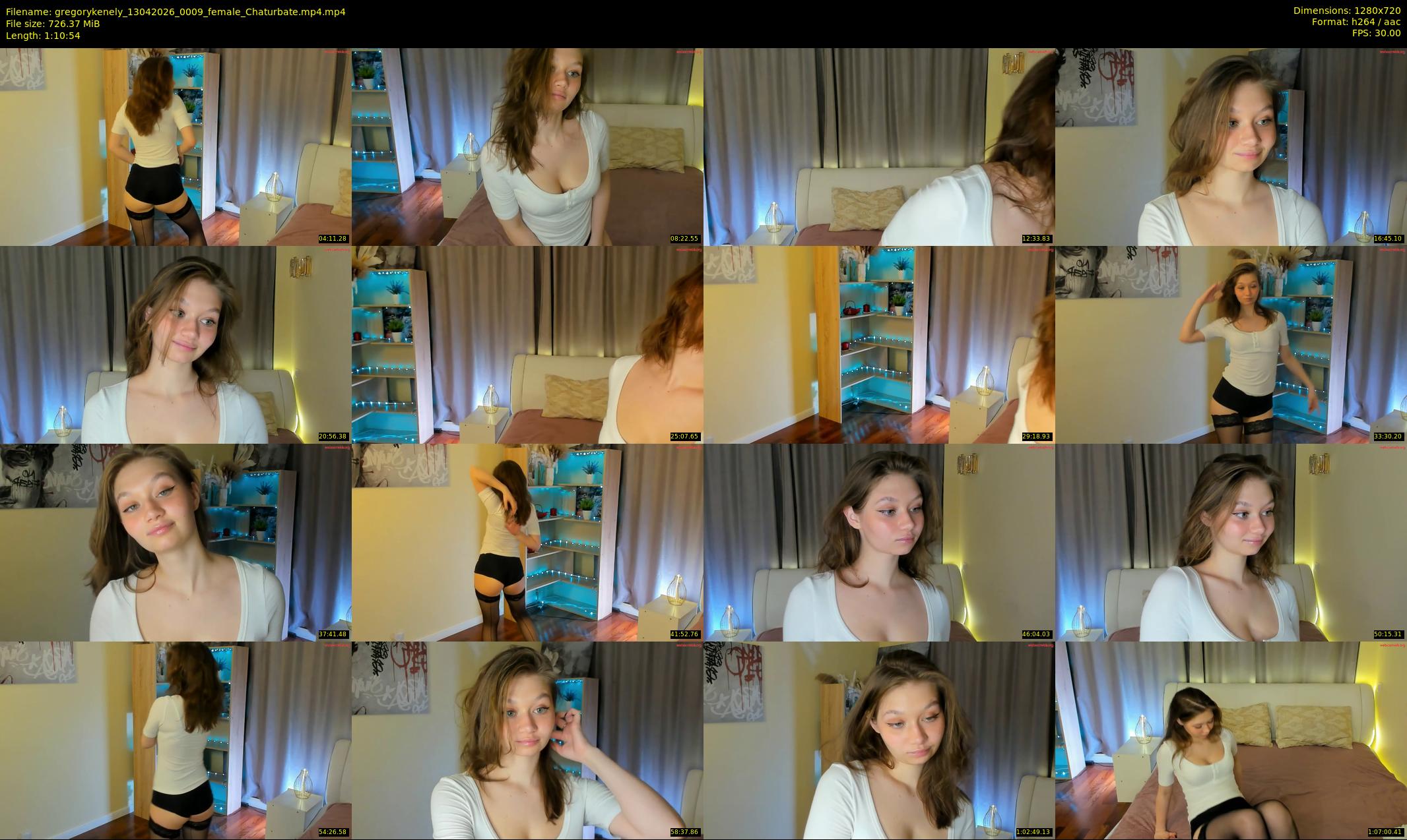 gregorykenely — 71 minute Chaturbate female cam show recording, 720p, Apr 13, 2026
