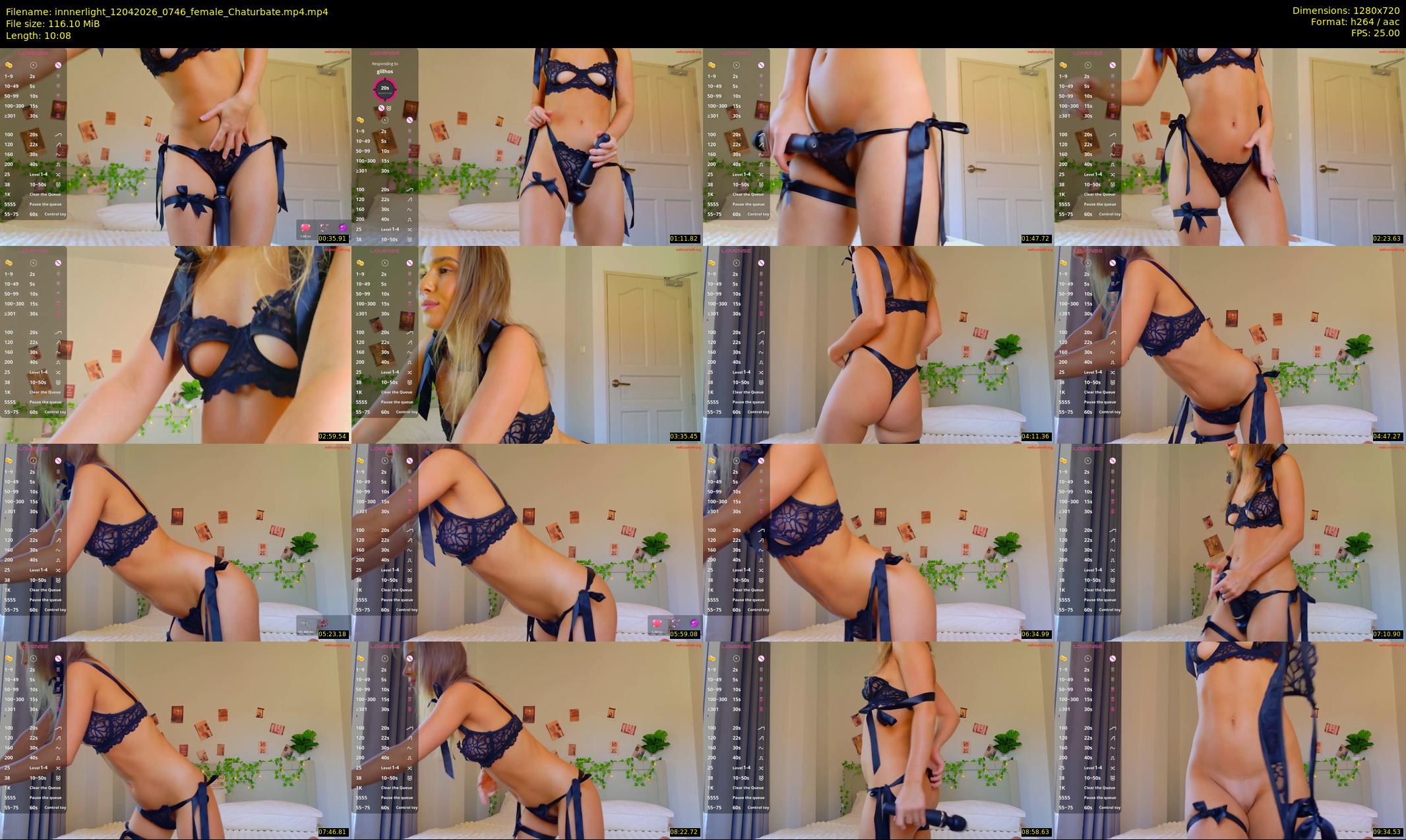 innnerlight — 11 minute Chaturbate female cam show recording, 720p, Apr 12, 2026