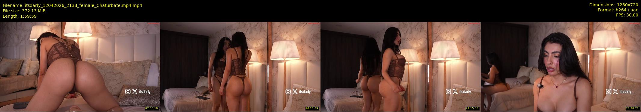 itsdarly — 120 minute Chaturbate female cam show recording, 720p, Apr 12, 2026