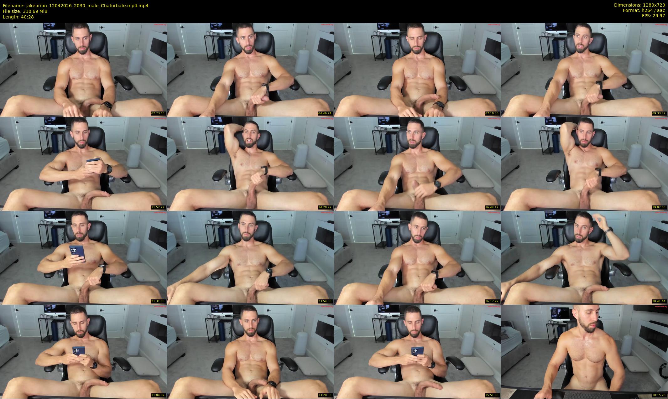 jakeorion — 41 minute Chaturbate male cam show recording, 720p, Apr 12, 2026