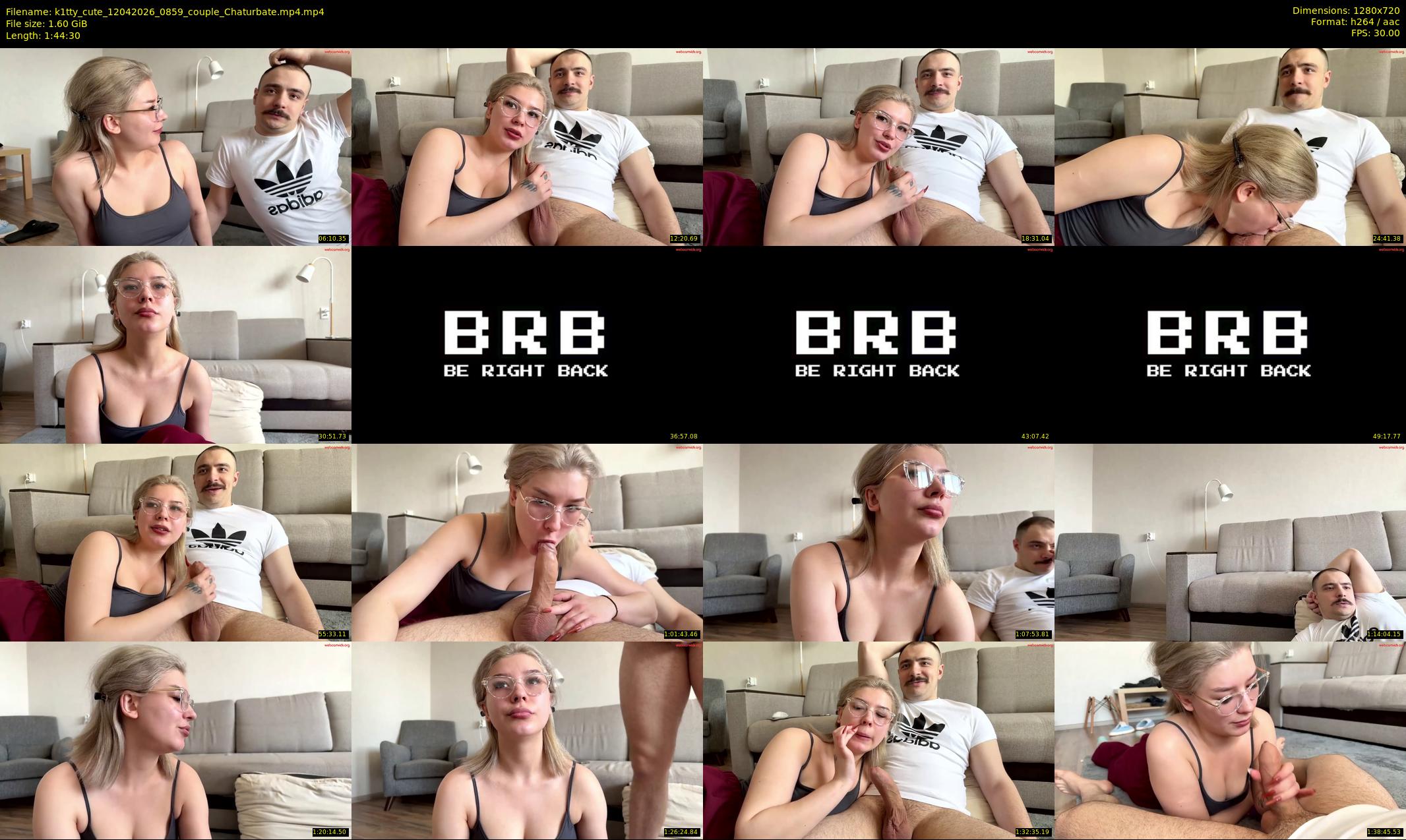 k1tty_cute — 105 minute Chaturbate female cam show recording, 720p, Apr 12, 2026