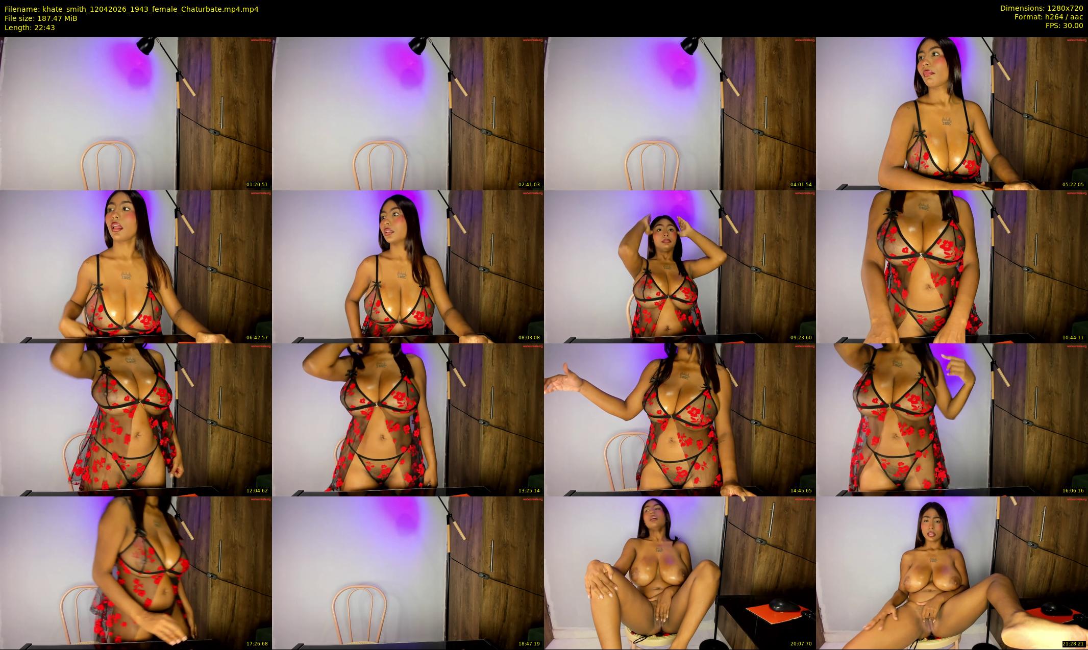 khate_smith — 23 minute Chaturbate female cam show recording, 720p, Apr 12, 2026