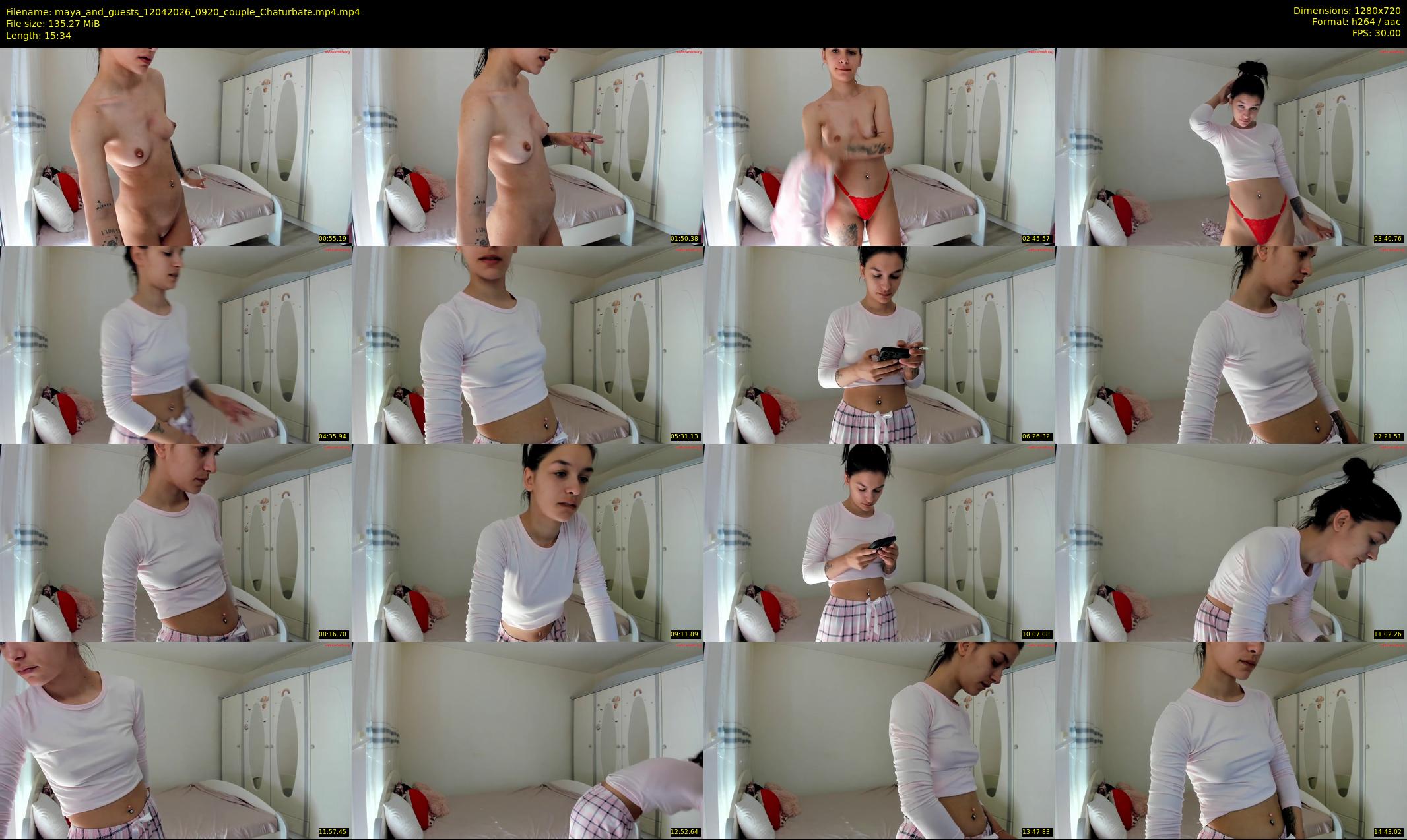 maya_and_guests — 16 minute Chaturbate couple cam show recording, 720p, Apr 12, 2026