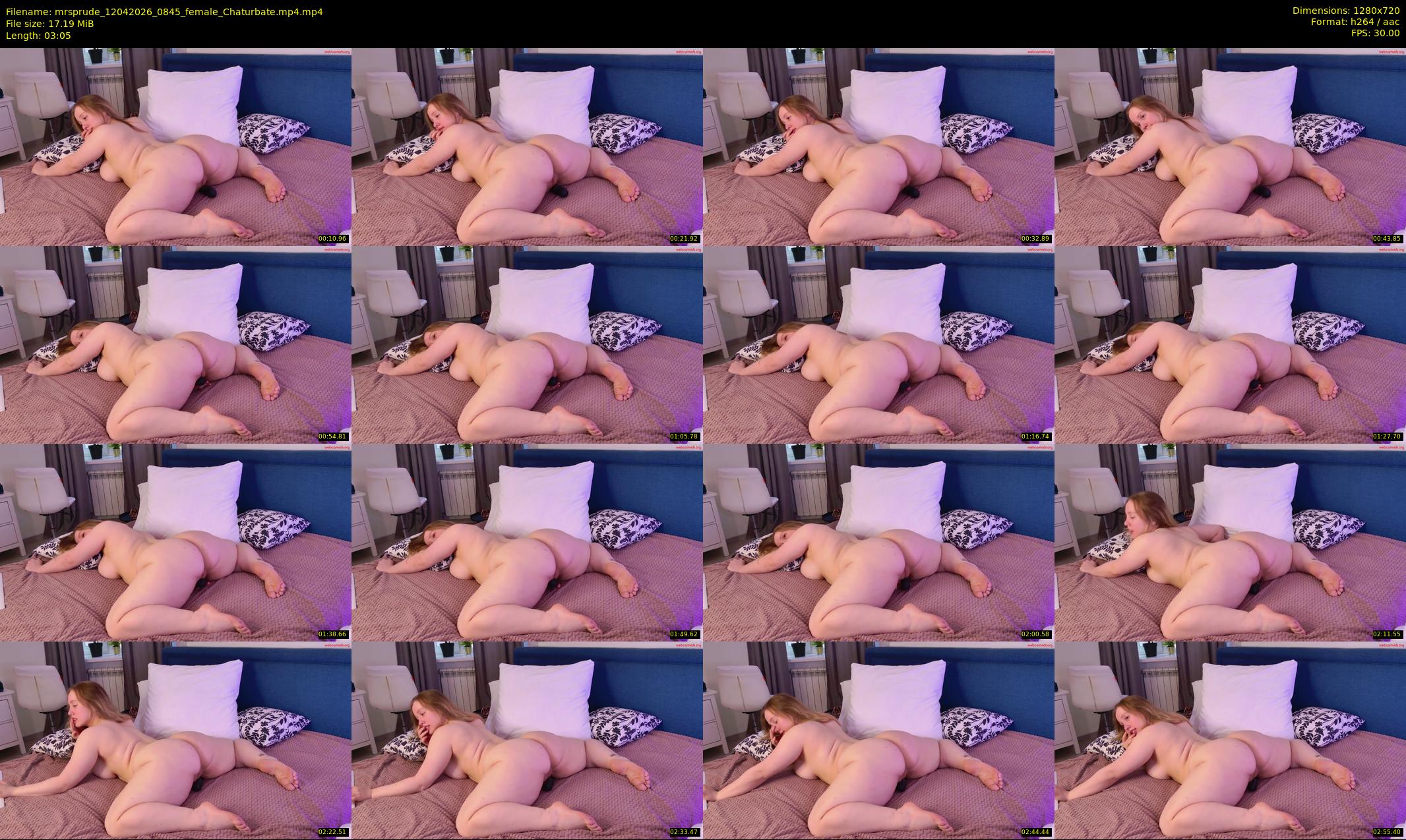mrsprude — 4 minute Chaturbate female cam show recording, 720p, Apr 12, 2026