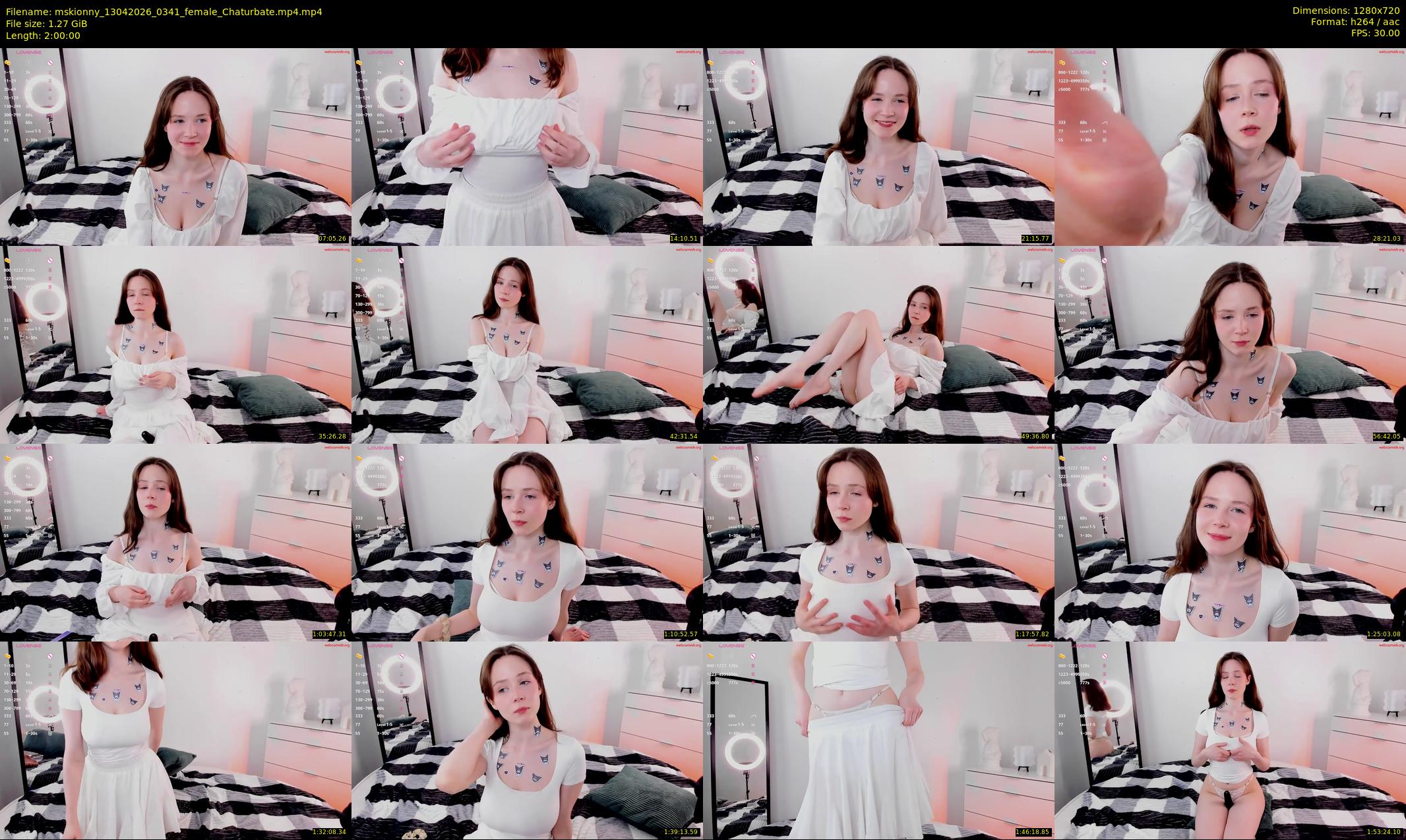 mskionny — 120 minute Chaturbate female cam show recording, 720p, Apr 13, 2026