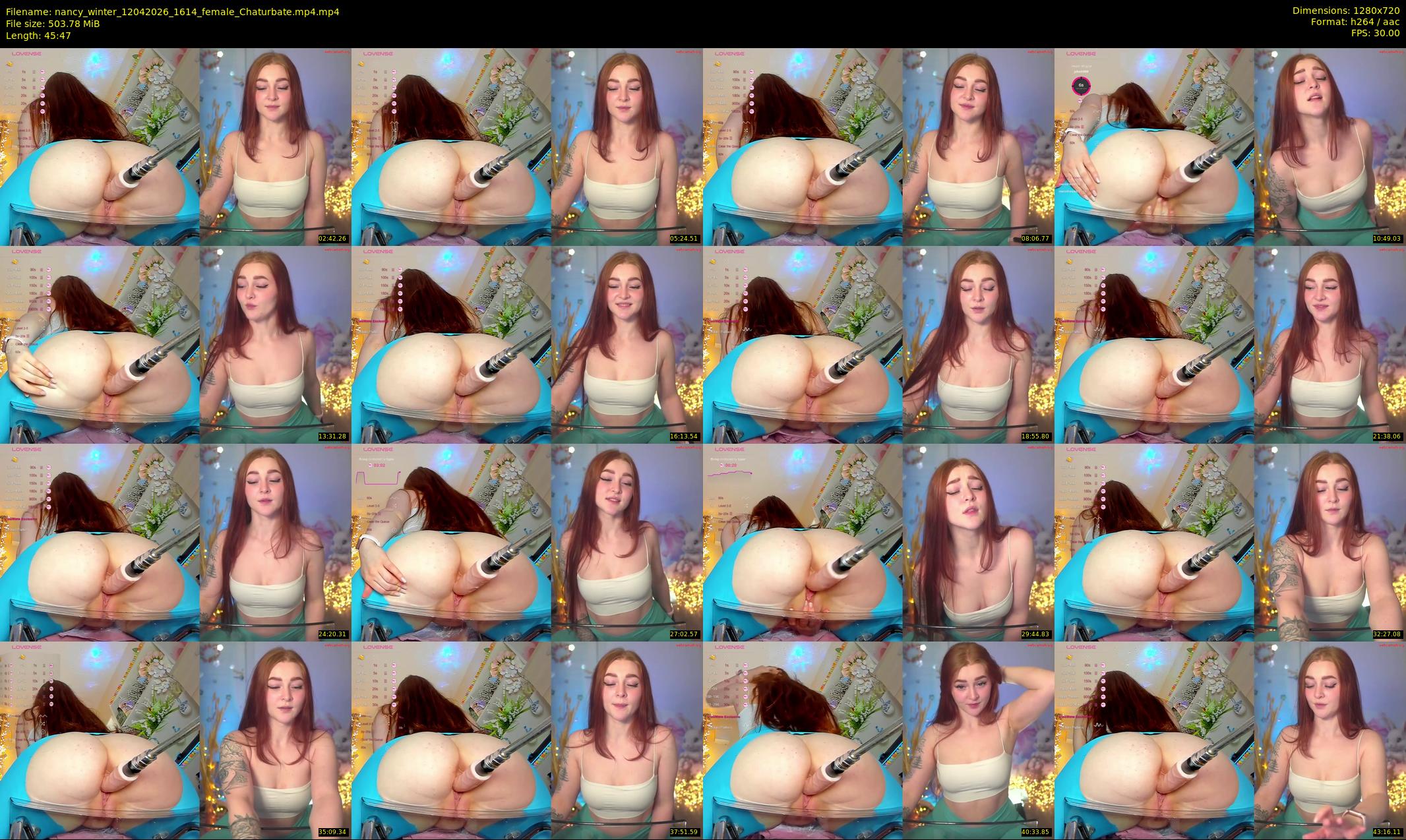 nancy_winter — 46 minute Chaturbate female cam show recording, 720p, Apr 12, 2026