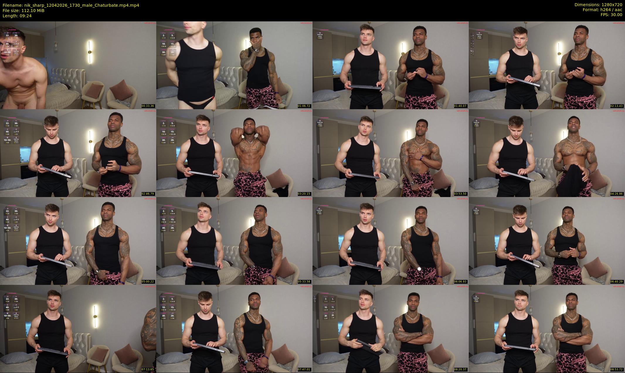 nik_sharp — 10 minute Chaturbate male cam show recording, 720p, Apr 12, 2026