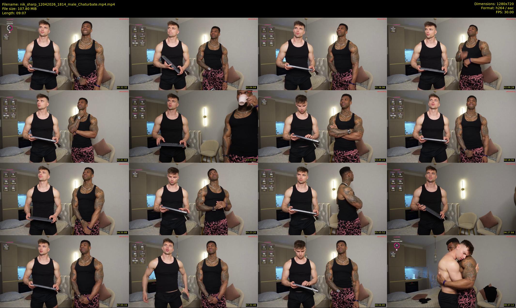nik_sharp — 10 minute Chaturbate male cam show recording, 720p, Apr 12, 2026
