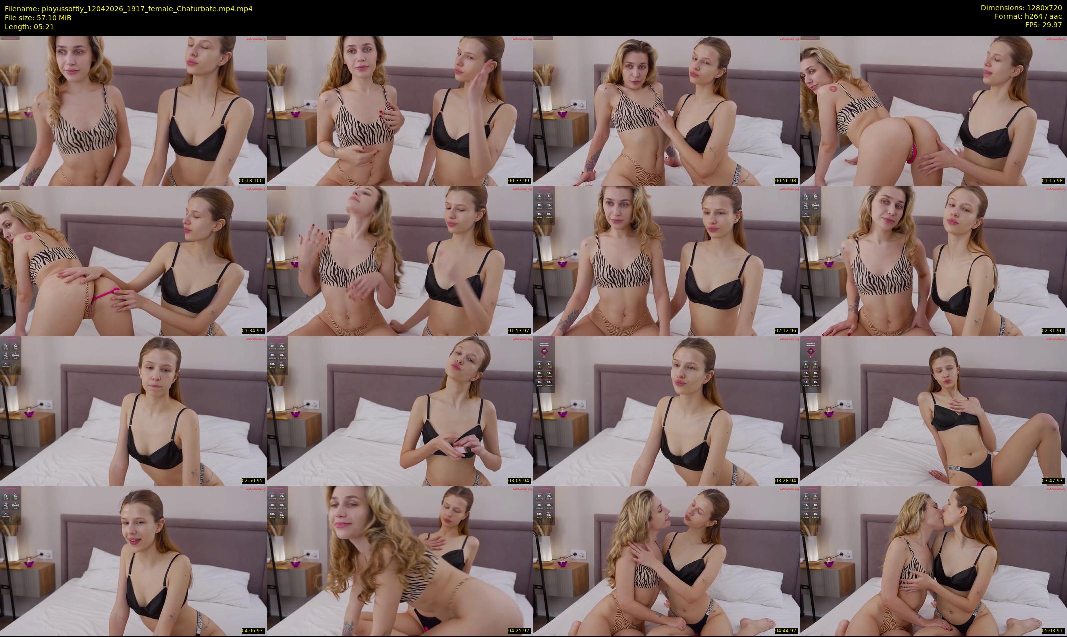 playussoftly — 6 minute Chaturbate female cam show recording, 720p, Apr 12, 2026