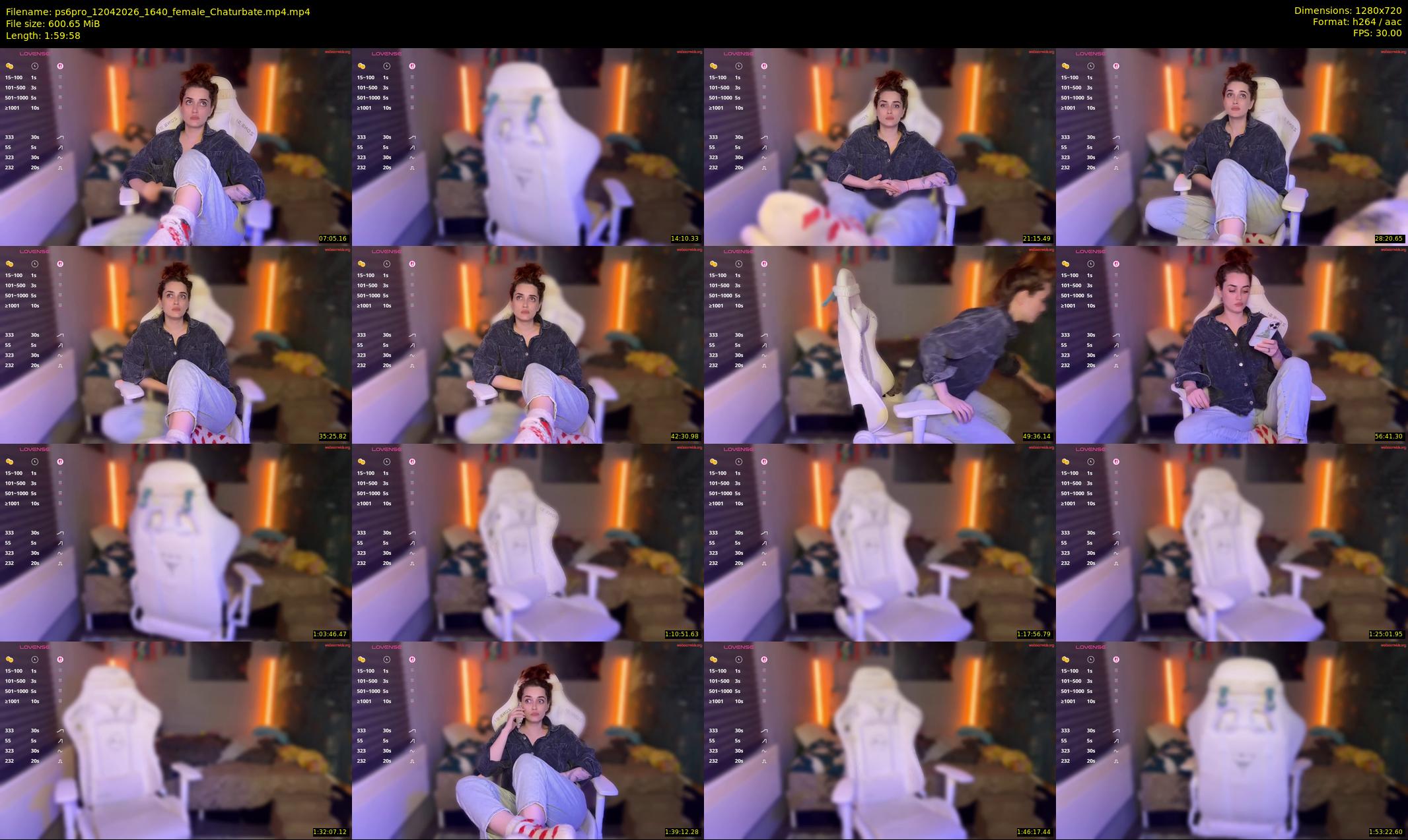 ps6pro — 120 minute Chaturbate female cam show recording, 720p, Apr 12, 2026