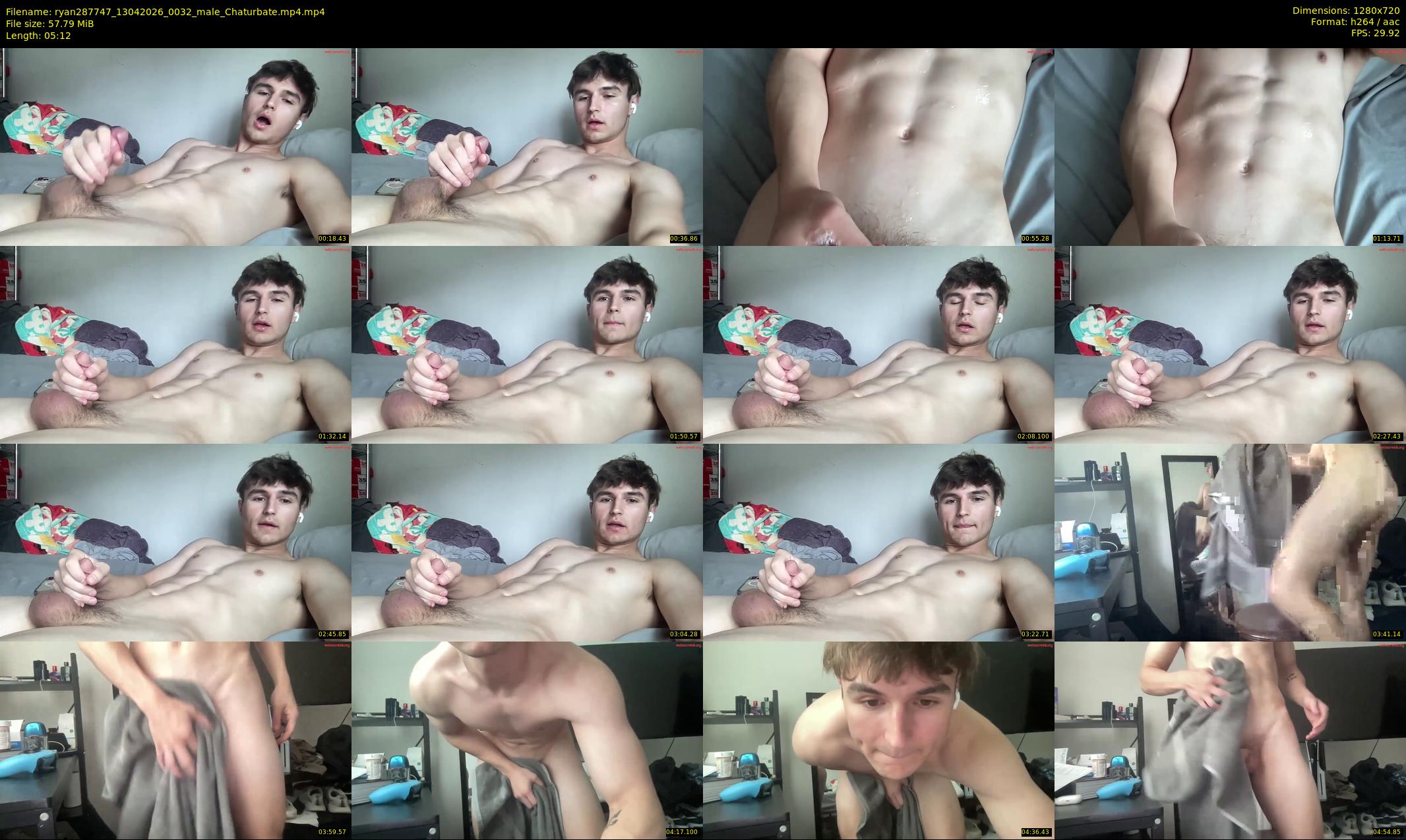 ryan287747 — 6 minute Chaturbate male cam show recording, 720p, Apr 13, 2026