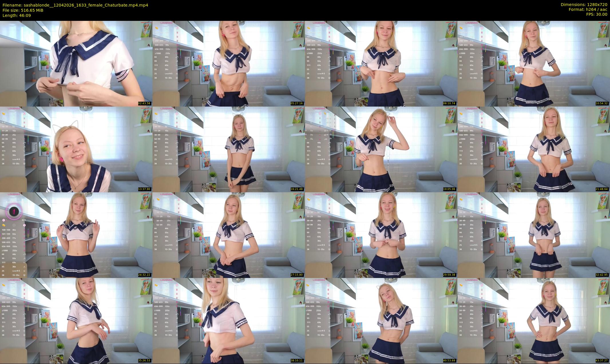 sashablonde_ — 47 minute Chaturbate female cam show recording, 720p, Apr 12, 2026