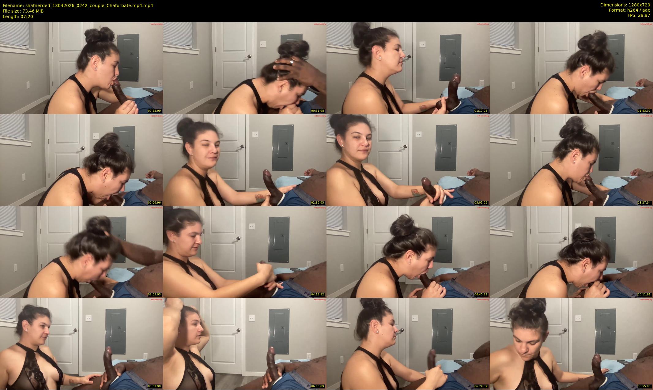 shatnerded — 8 minute Chaturbate couple cam show recording, 720p, Apr 13, 2026