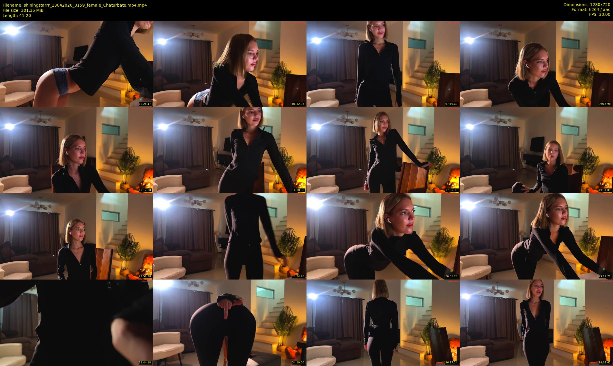 shiningstarrr — 42 minute Chaturbate female cam show recording, 720p, Apr 13, 2026