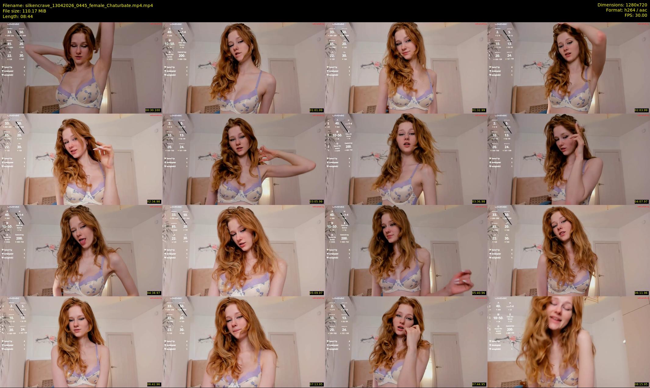 silkencrave — 9 minute Chaturbate female cam show recording, 720p, Apr 13, 2026