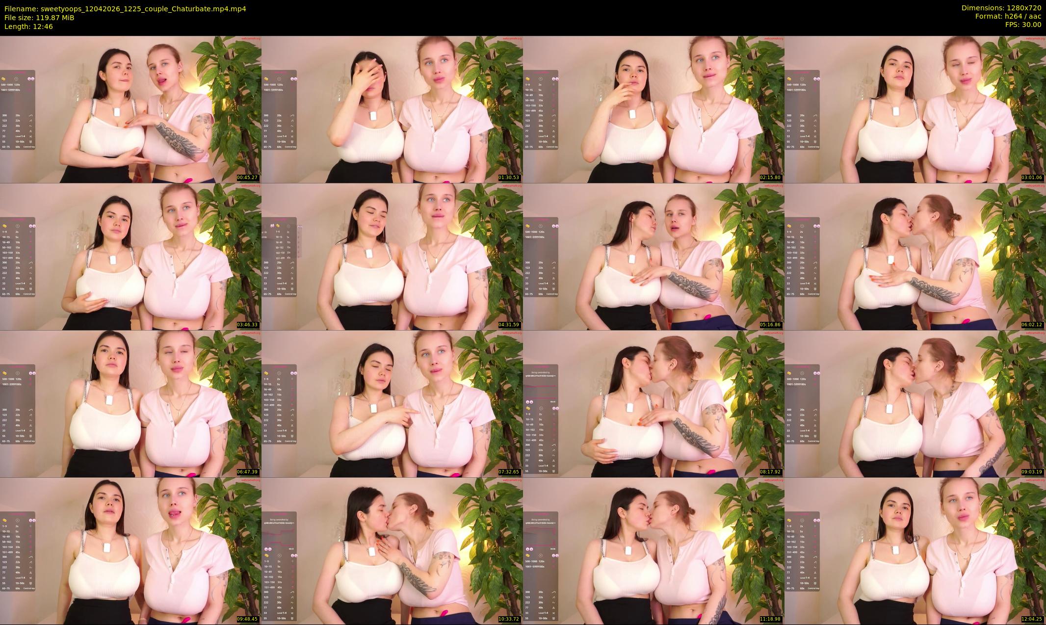 sweetyoops — 13 minute Chaturbate female cam show recording, 720p, Apr 12, 2026