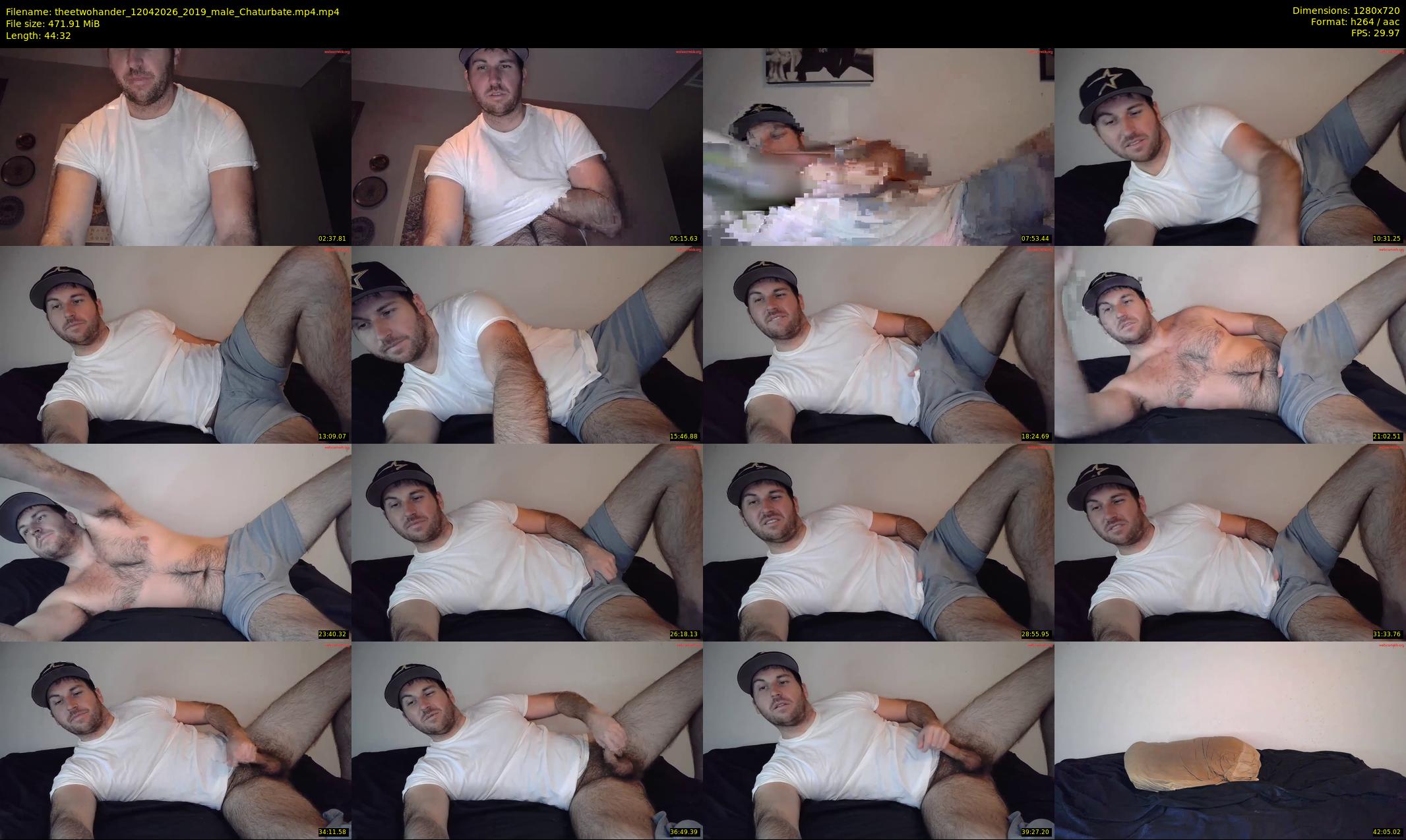 theetwohander — 45 minute Chaturbate male cam show recording, 720p, Apr 12, 2026