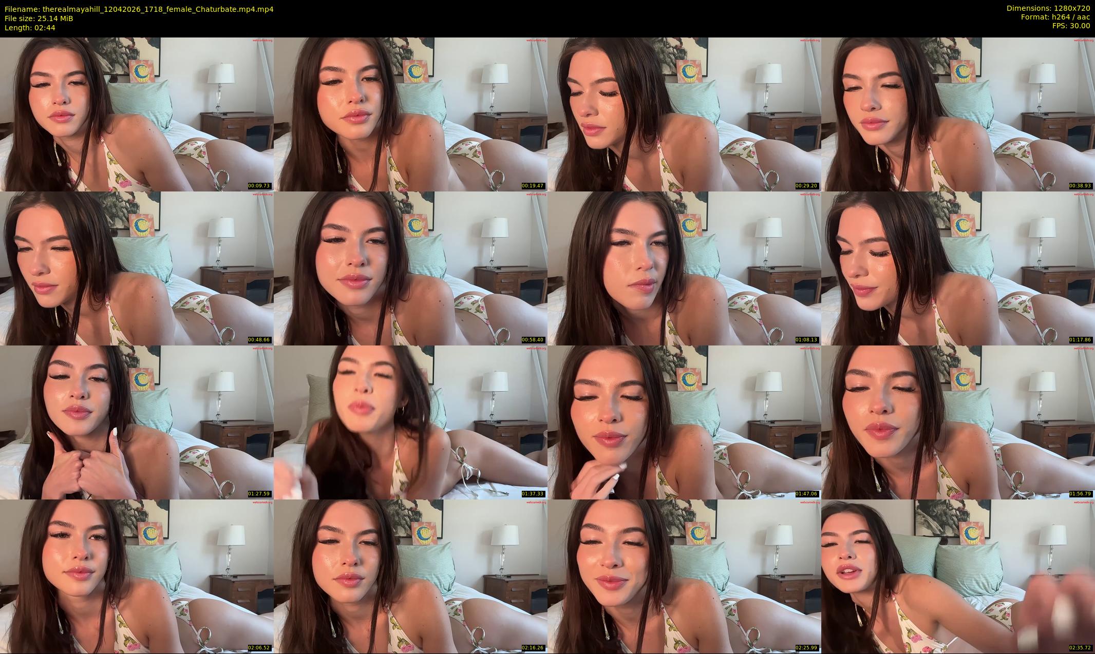 therealmayahill — 3 minute Chaturbate female cam show recording, 720p, Apr 12, 2026