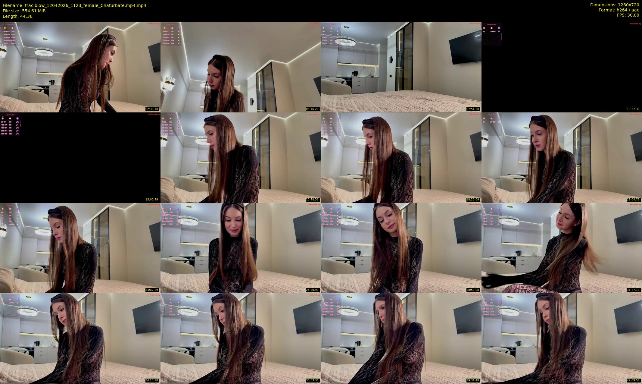 traciblow — 45 minute Chaturbate female cam show recording, 720p, Apr 12, 2026