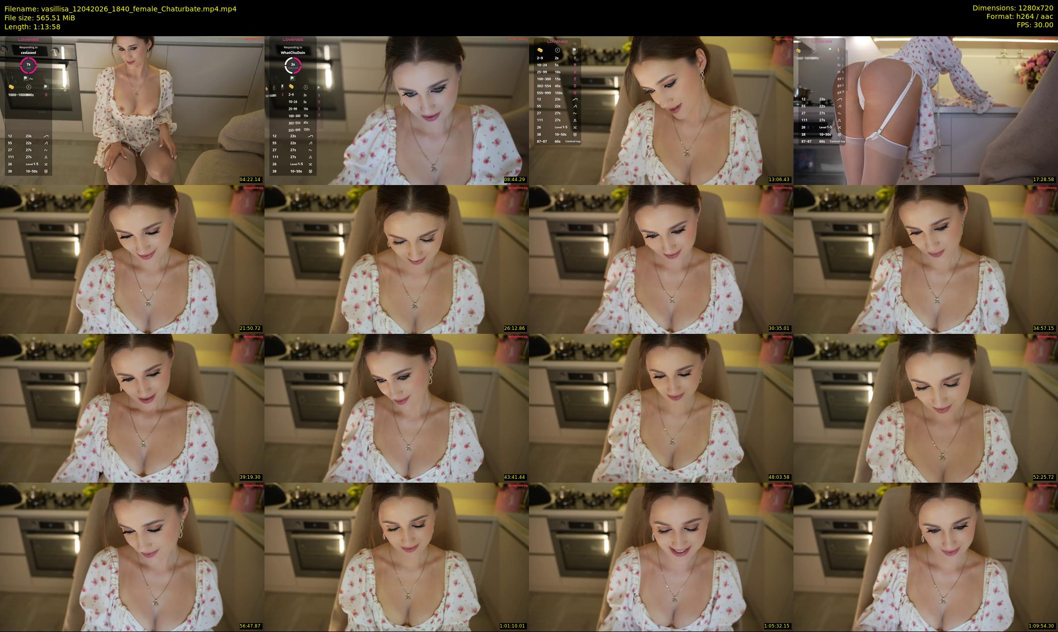 vasillisa — 74 minute Chaturbate female cam show recording, 720p, Apr 12, 2026