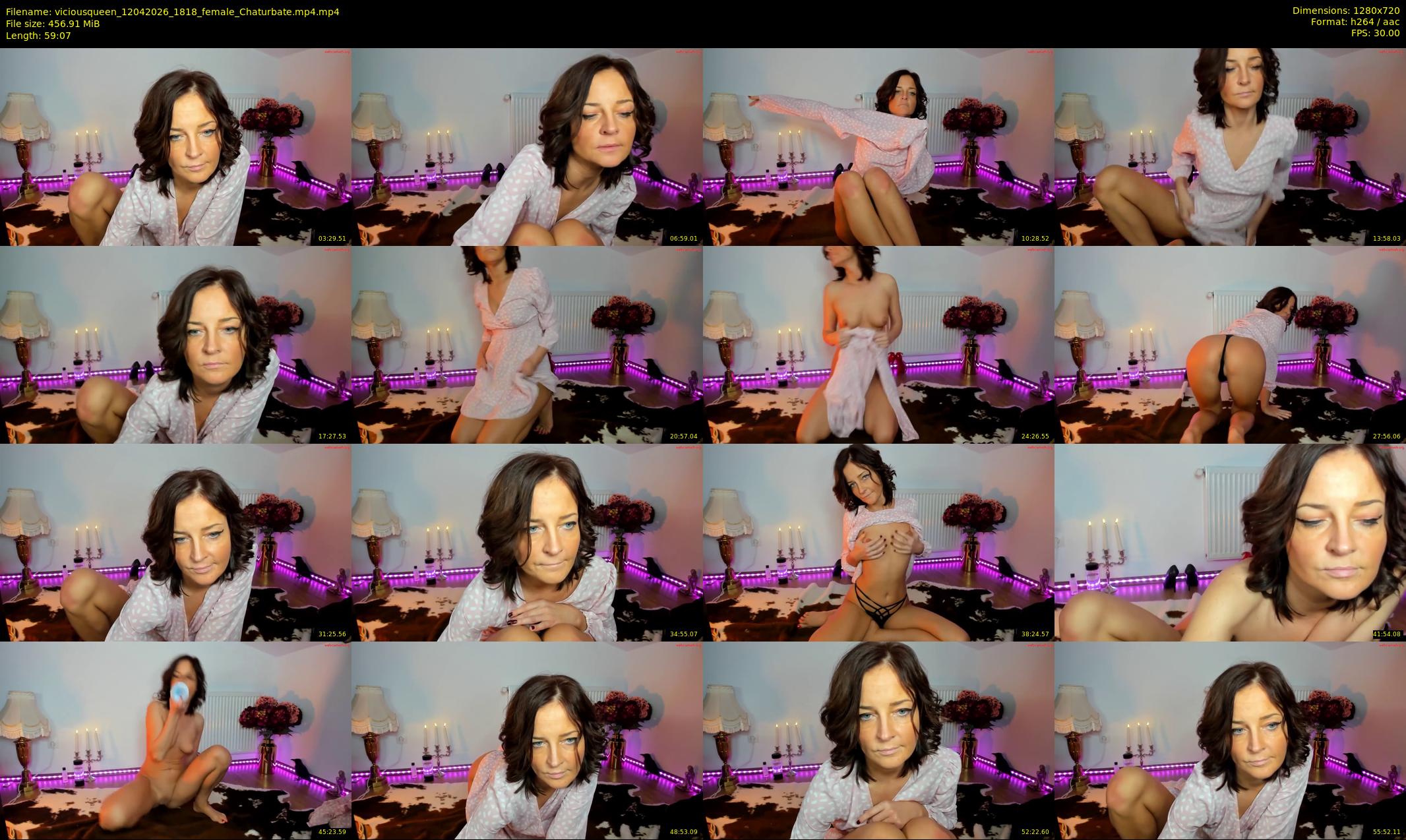 viciousqueen — 60 minute Chaturbate female cam show recording, 720p, Apr 12, 2026