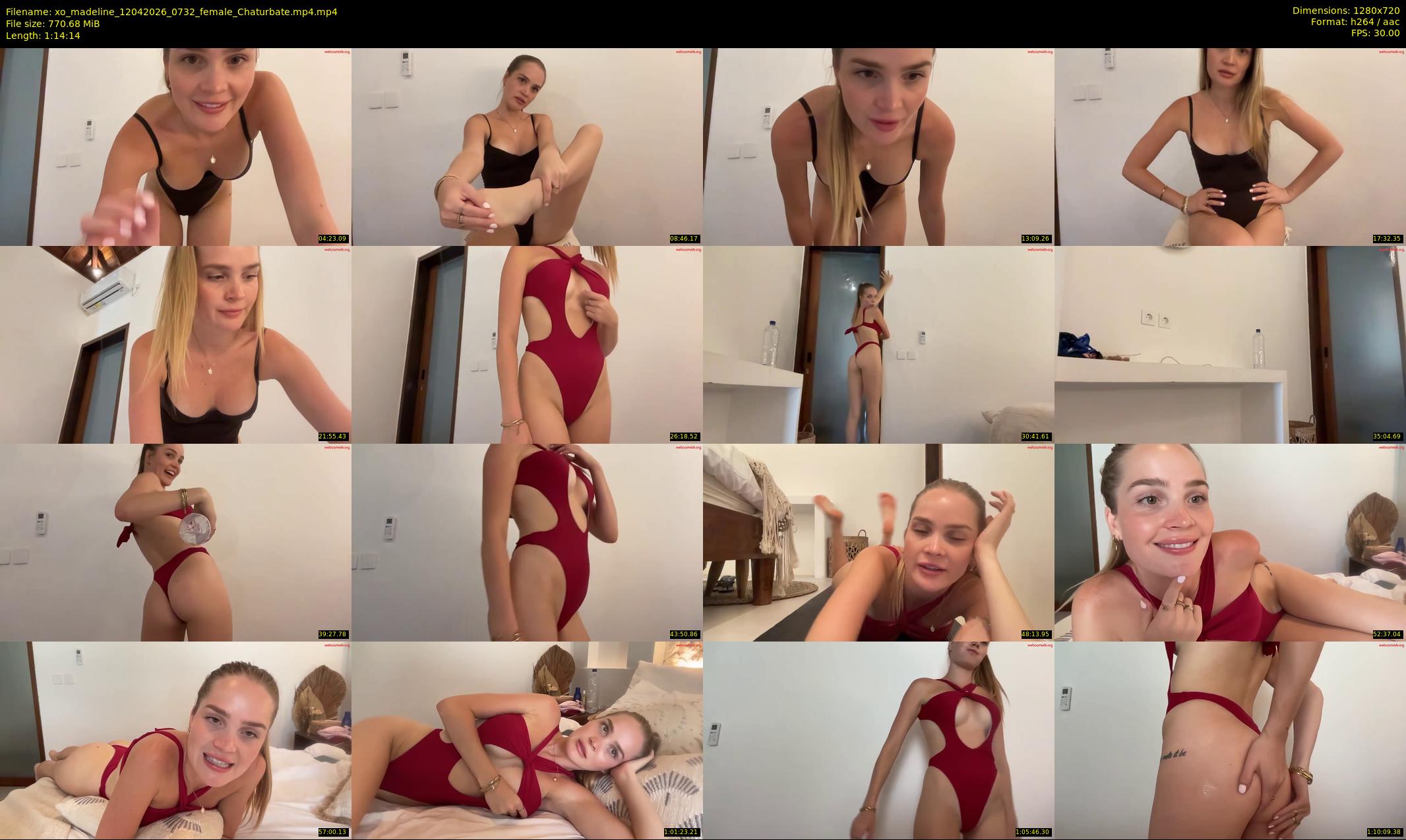 xo_madeline — 75 minute Chaturbate female cam show recording, 720p, Apr 12, 2026