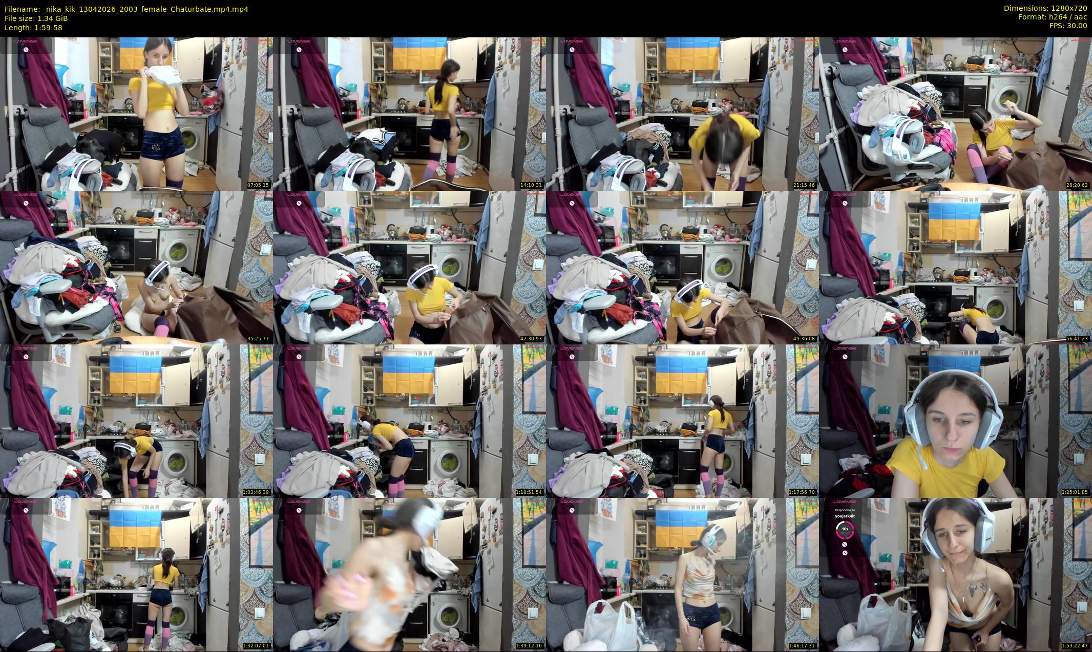 _nika_kik — 120 minute Chaturbate female cam show recording, 720p, Apr 13, 2026