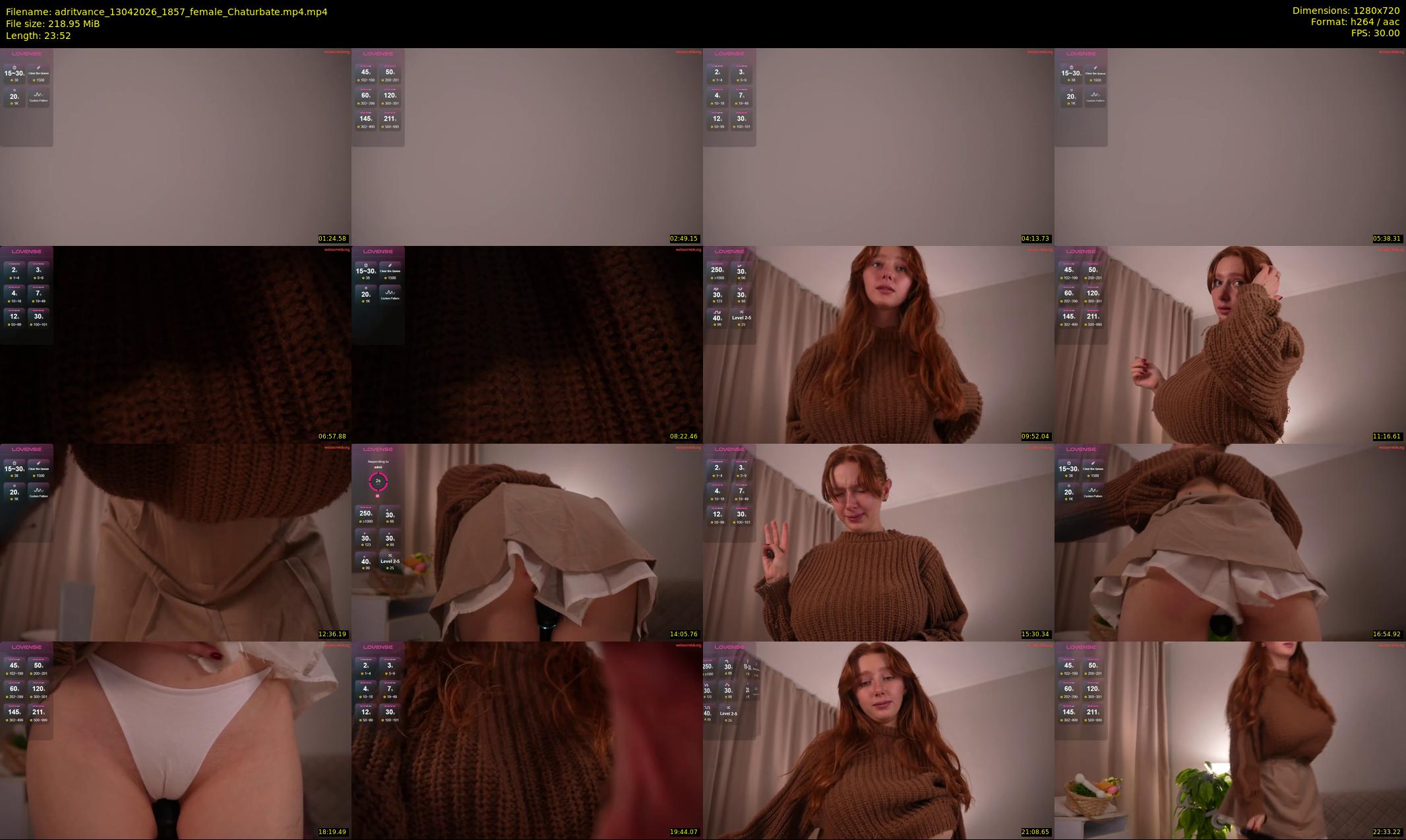adritvance — 24 minute Chaturbate female cam show recording, 720p, Apr 13, 2026