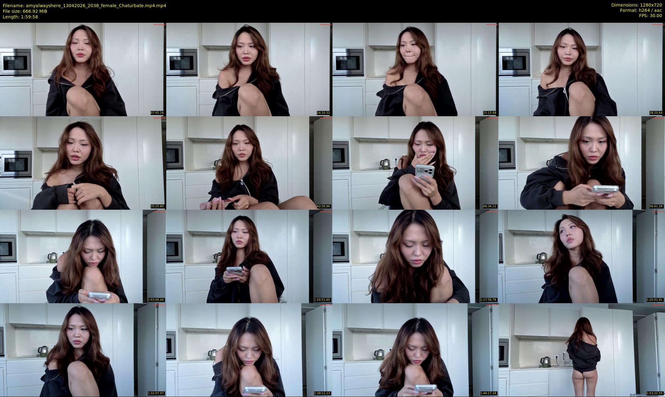 amyalwayshere — 120 minute Chaturbate female cam show recording, 720p, Apr 13, 2026