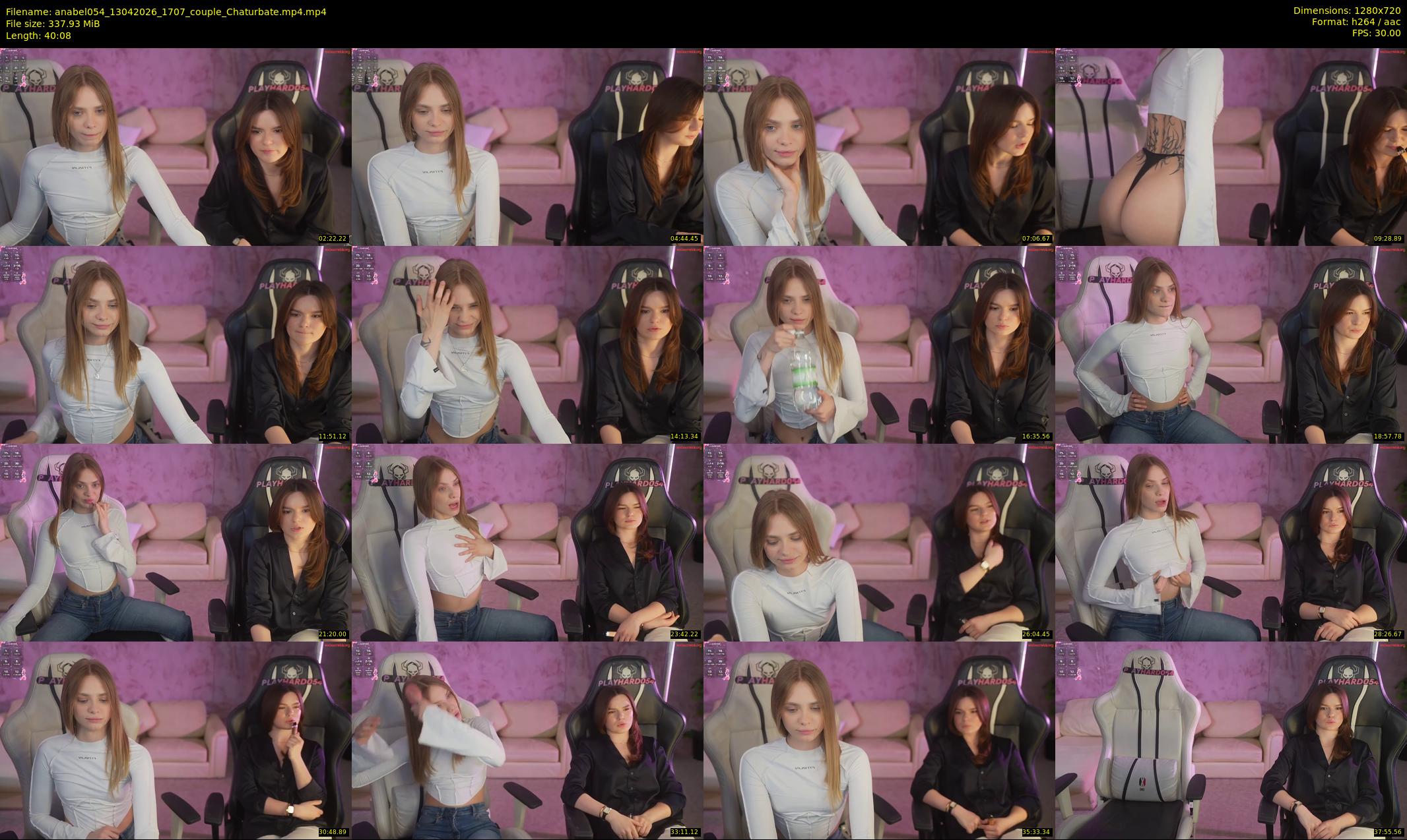 anabel054 — 41 minute Chaturbate female cam show recording, 720p, Apr 13, 2026