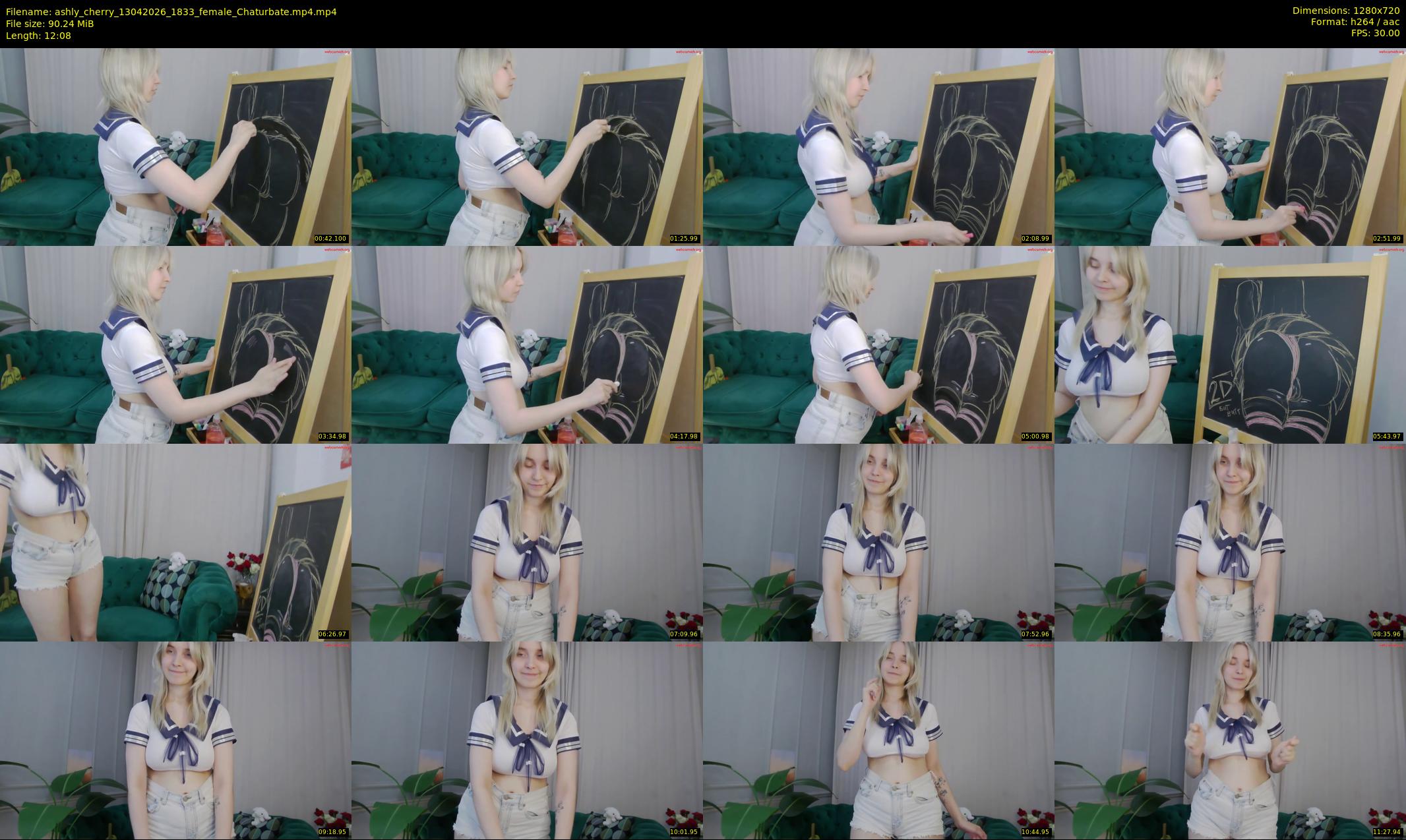 ashly_cherry — 13 minute Chaturbate female cam show recording, 720p, Apr 13, 2026